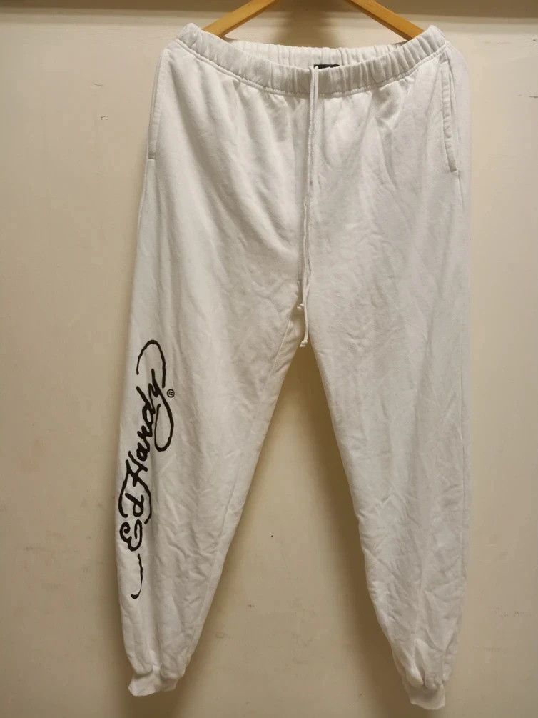Ed Hardy sweatpants ed hardy spell out very rare Size US 35 - 1 Thumbnail