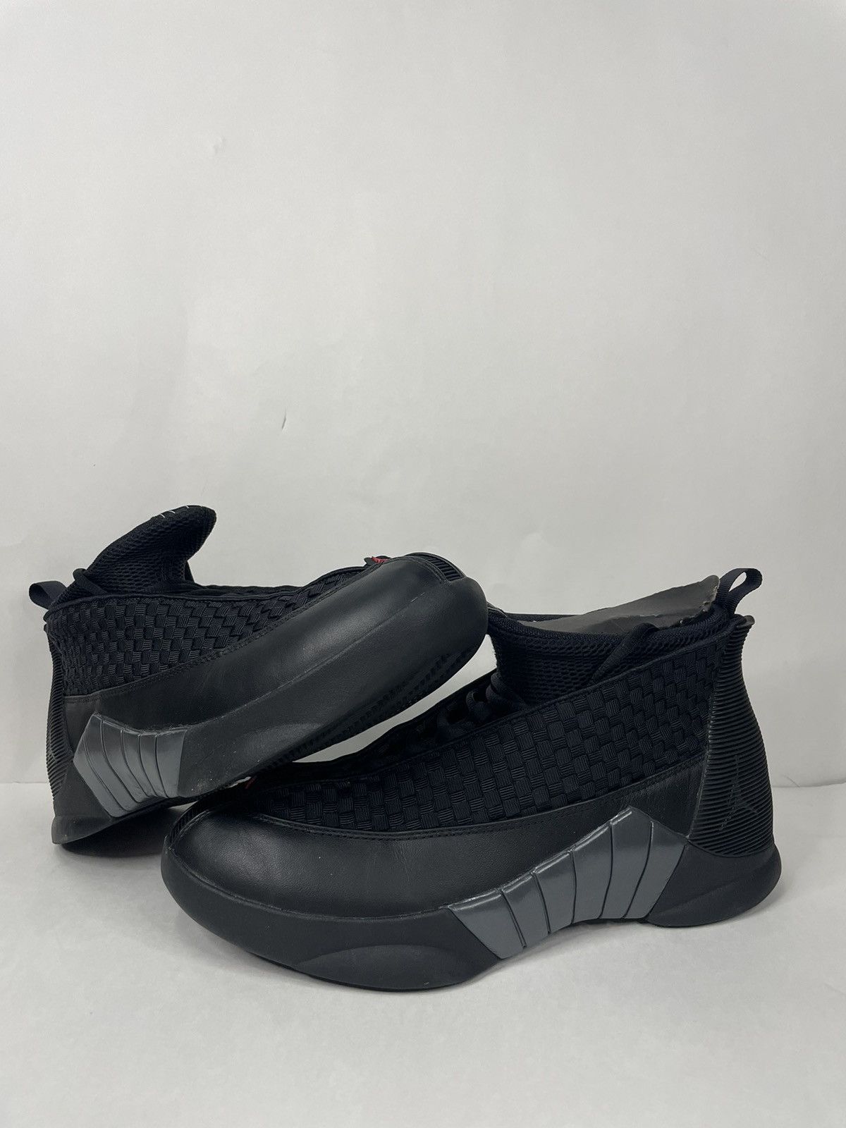 Pre-owned Jordan Brand Air Jordan 15 Retro Stealth 2017 Shoes In Black