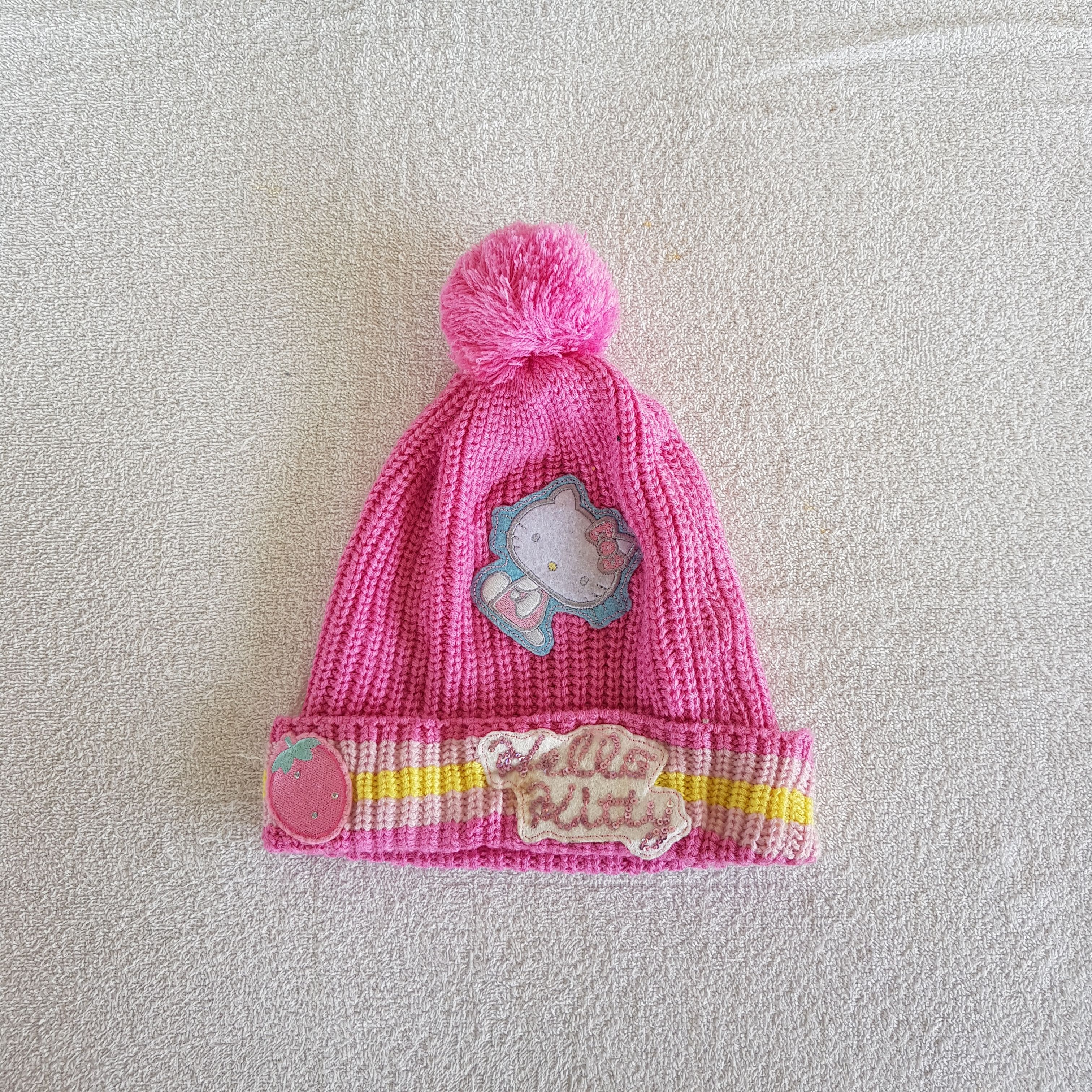 Japanese Brand Hello Kitty Beanie Snow Cap Crochet Knitted Hats Size ONE SIZE - 5 Thumbnail