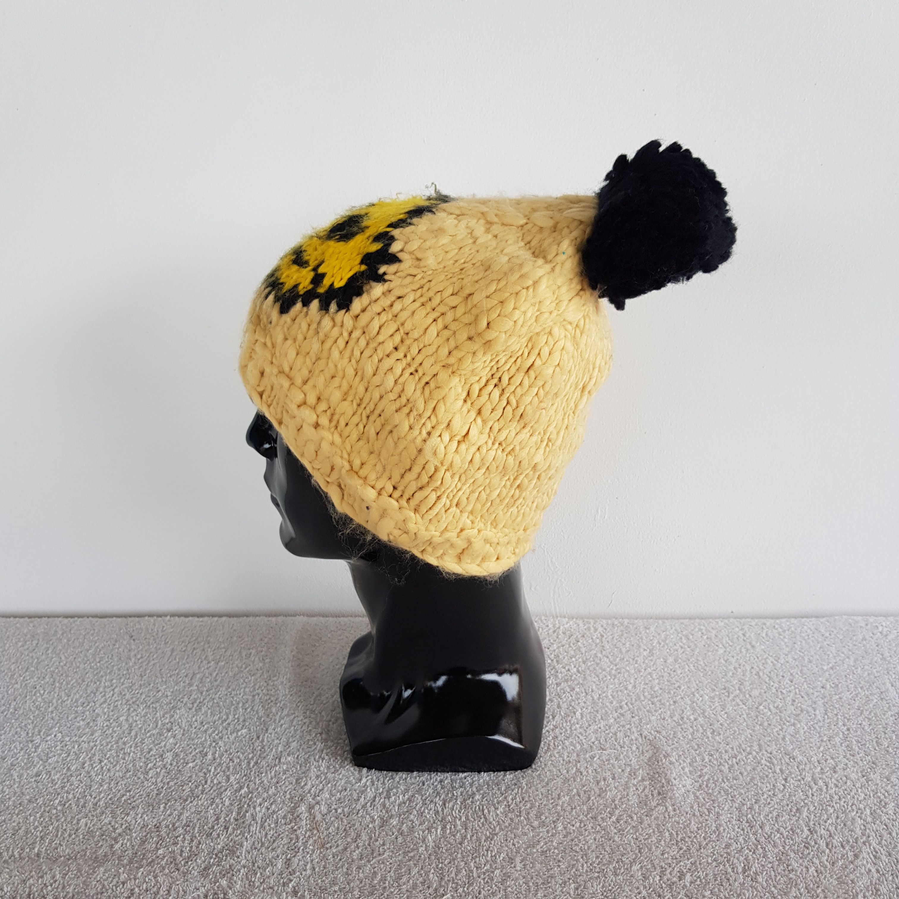 Japanese Brand × Vintage Smiles Hats Crochet Beanie Kapital Japanese Snow Cap Hats Size ONE SIZE - 5 Thumbnail