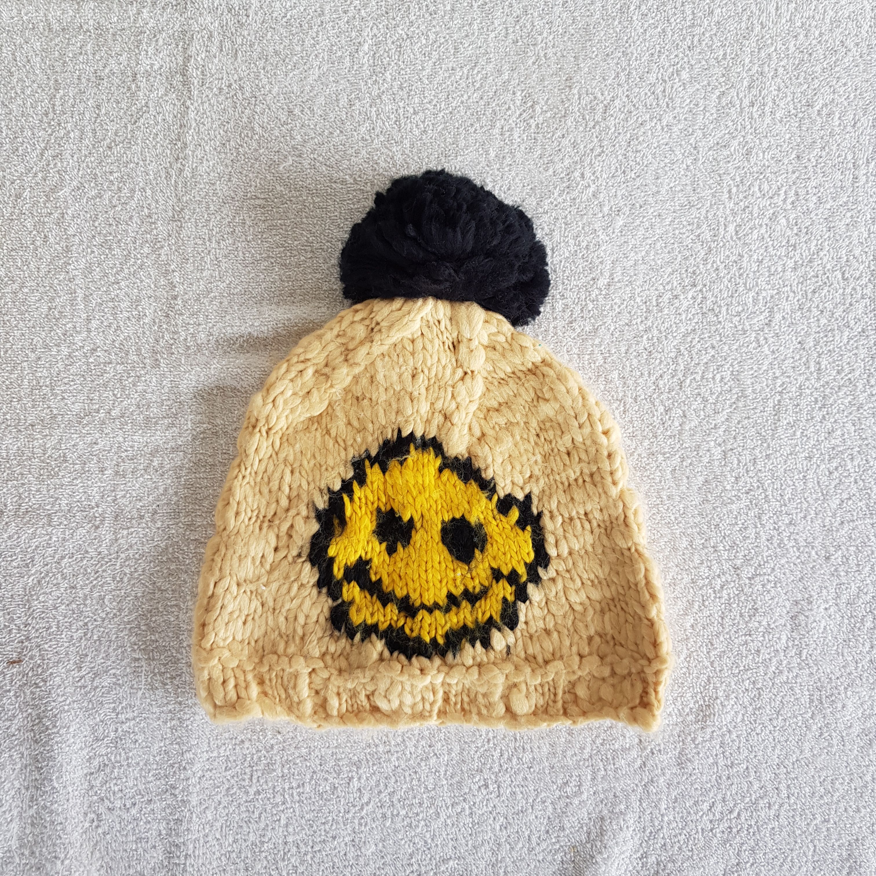 Japanese Brand × Vintage Smiles Hats Crochet Beanie Kapital Japanese Snow Cap Hats Size ONE SIZE - 6 Thumbnail