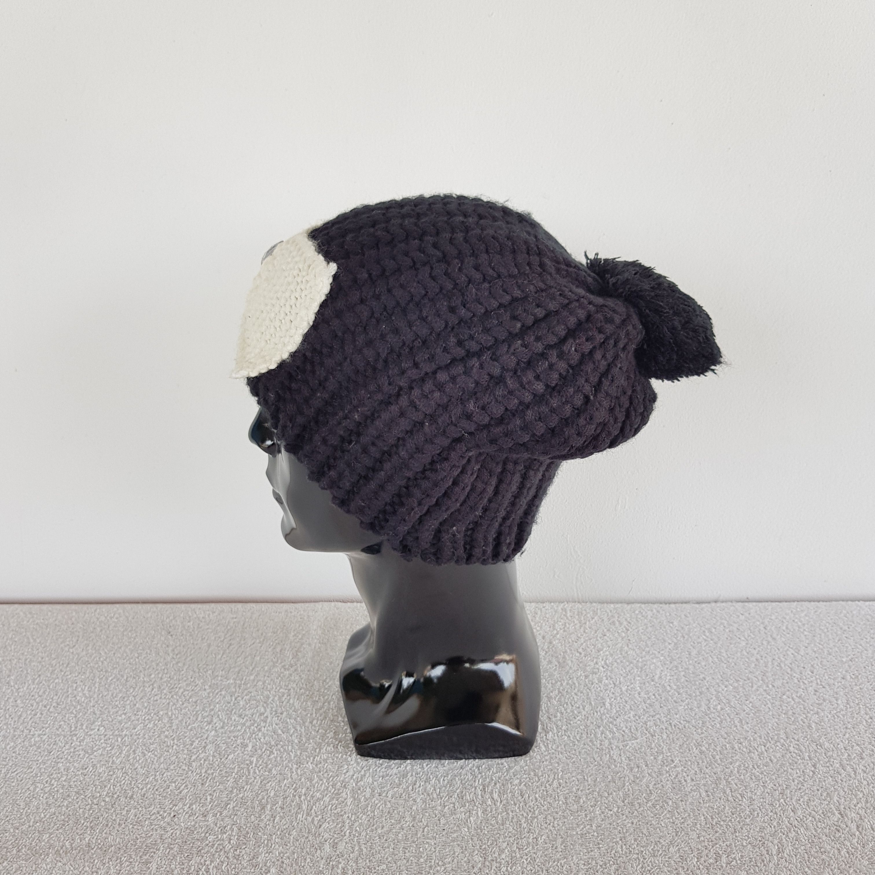 Japanese Brand × Vintage Vintage Japanese Bowtie Beanie Snow Cap Knitted Hats Size ONE SIZE - 4 Thumbnail