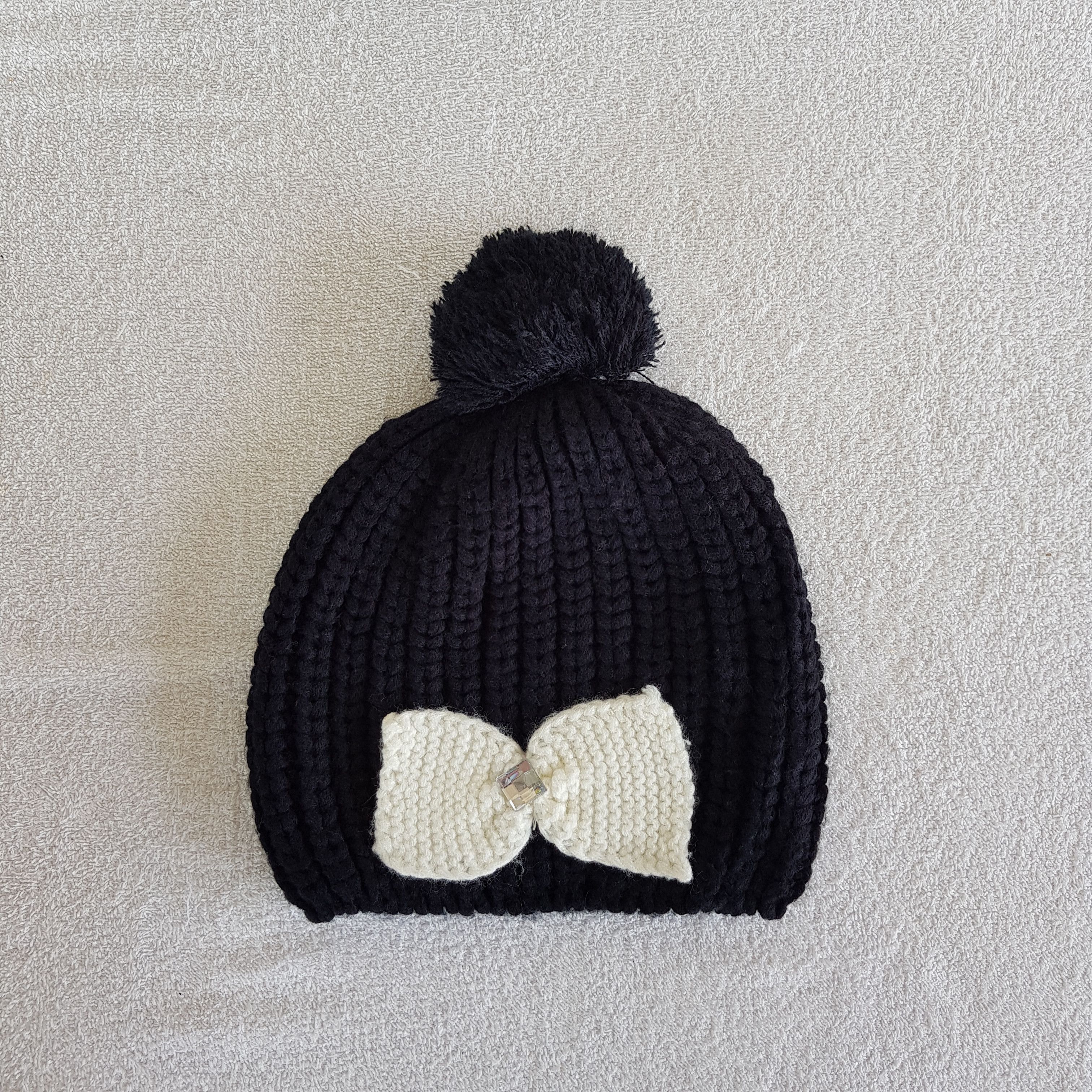 Japanese Brand × Vintage Vintage Japanese Bowtie Beanie Snow Cap Knitted Hats Size ONE SIZE - 5 Thumbnail