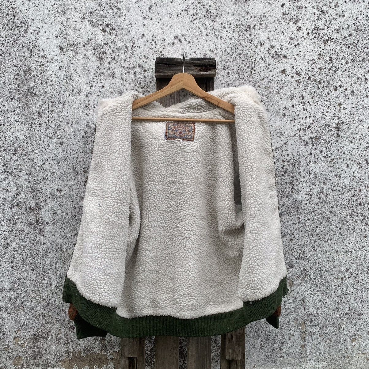 Japanese Brand Japanese Vintage Knit Sherpa Fleece Sweater Tribal Jacket Size US L / EU 52-54 / 3 - 7 Thumbnail