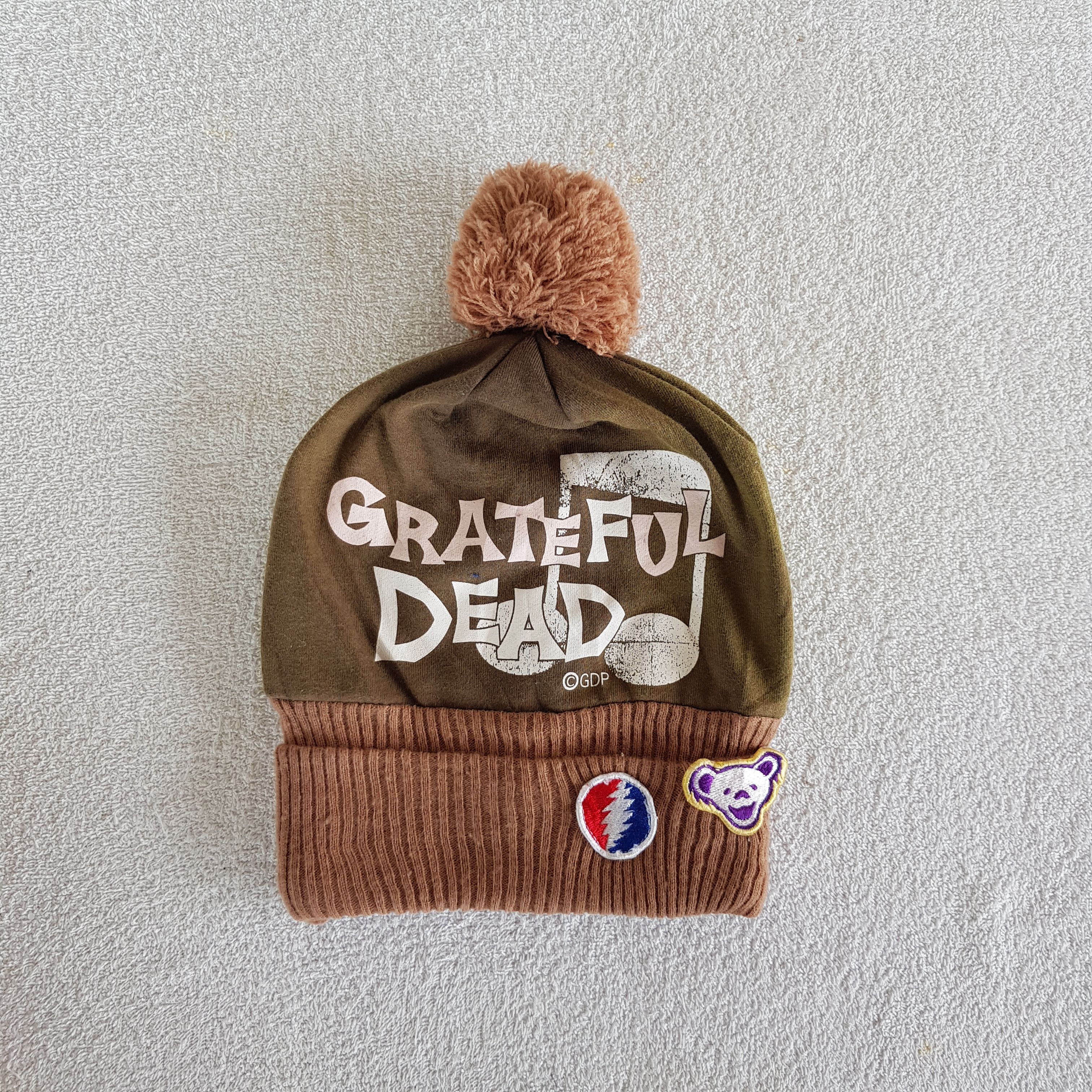 Band Tees × Vintage Greatful Dead Beanie Snow Cap Band Hats - AC10727. Size ONE SIZE - 5 Thumbnail