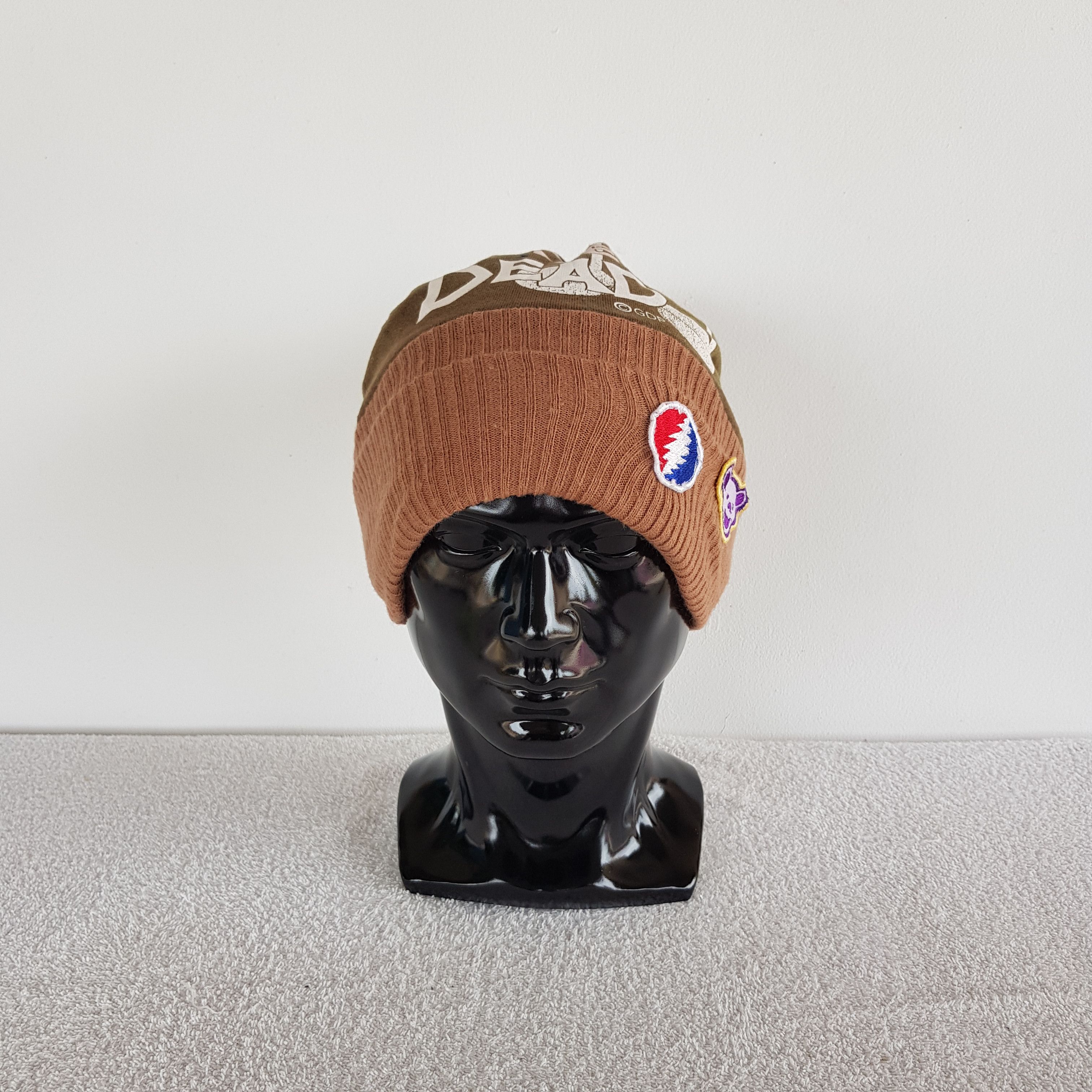 Band Tees × Vintage Greatful Dead Beanie Snow Cap Band Hats - AC10727. Size ONE SIZE - 2 Thumbnail