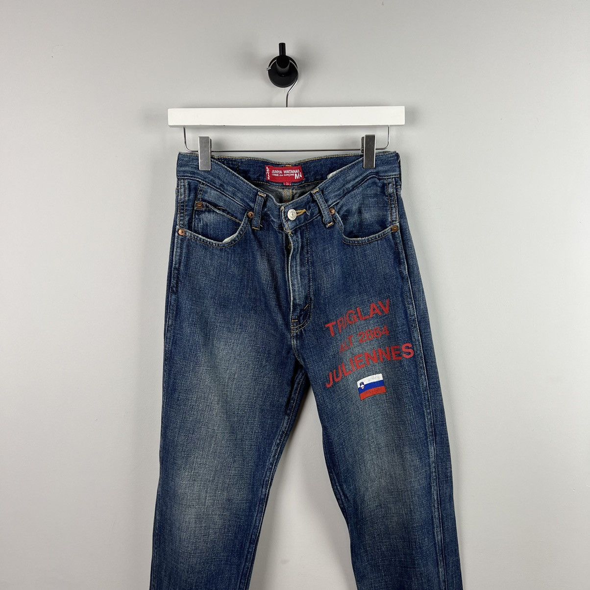 image of Junya Watanabe x Levis Junya Wattanabe Logo Jeans in Denim, Men's (Size 30)