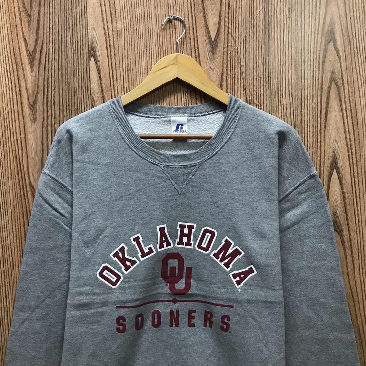 Russell Athletic × Vintage Vintage The University Of Oklahoma Sweatshirt OU Sooners Size US M / EU 48-50 / 2 - 2 Thumbnail