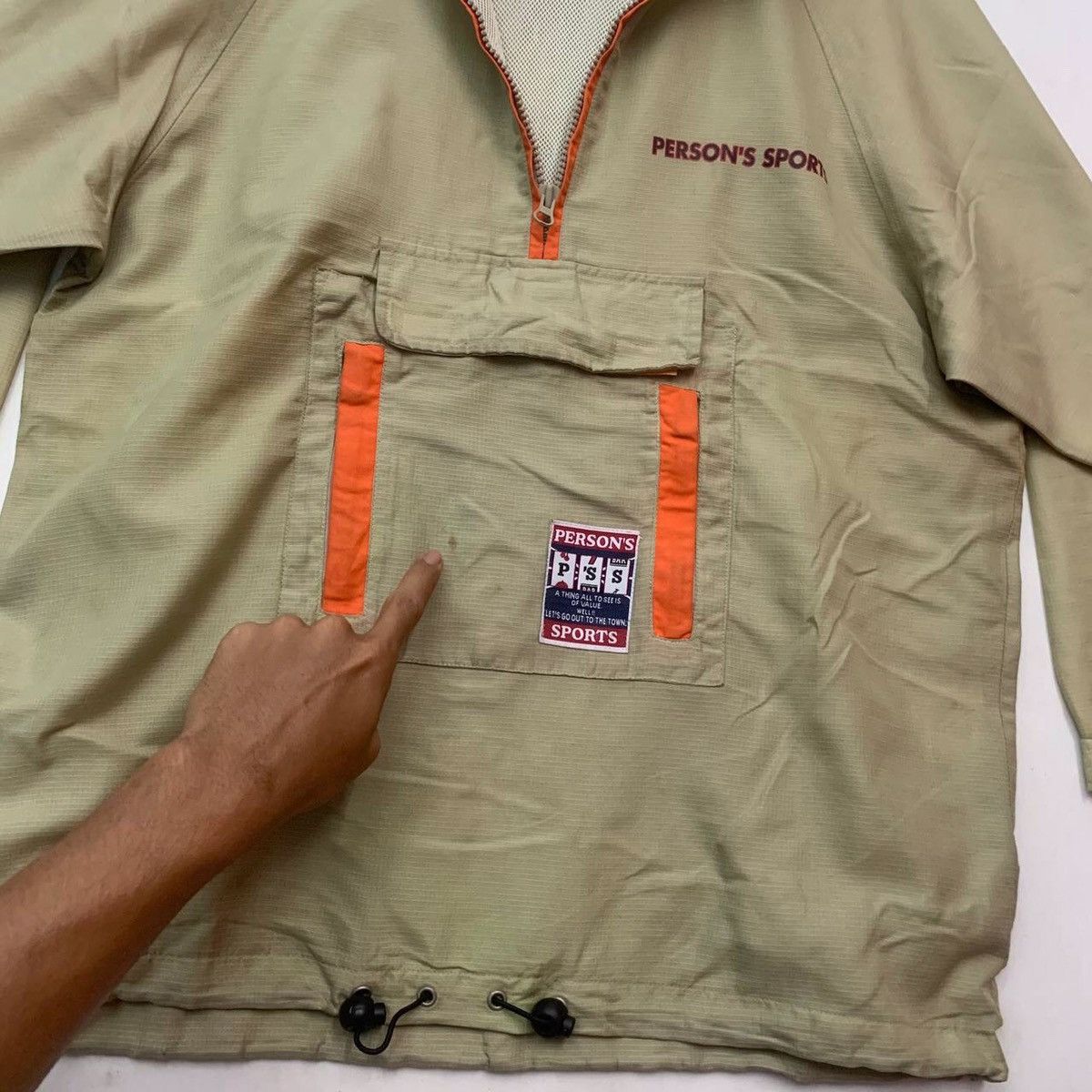 PERSON'S × Vintage Vintage Person’s Quarter Zip Windbreaker Jacket Size US M / EU 48-50 / 2 - 5 Thumbnail