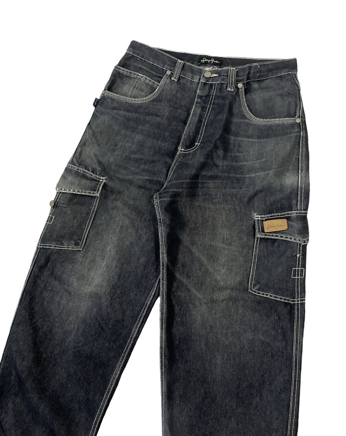 Sean John Vintage Sean John Cargo Jeans Baggy Distressed Size US 32 / EU 48 - 3 Thumbnail