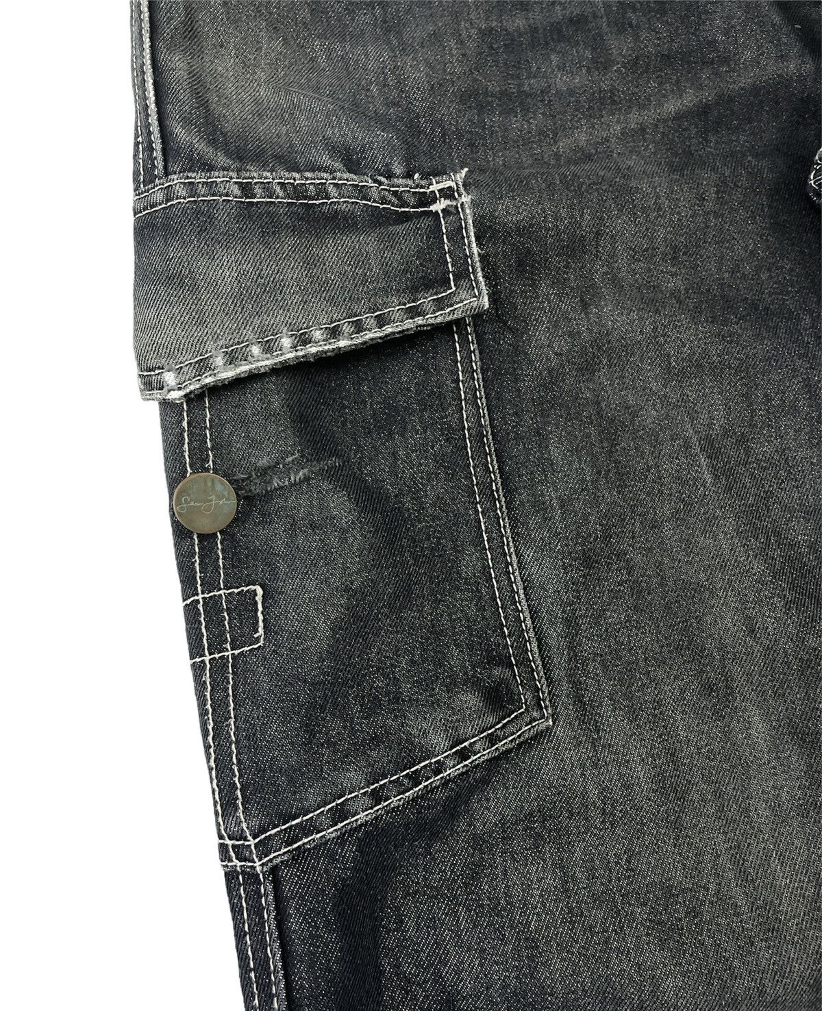 Sean John Vintage Sean John Cargo Jeans Baggy Distressed Size US 32 / EU 48 - 5 Thumbnail