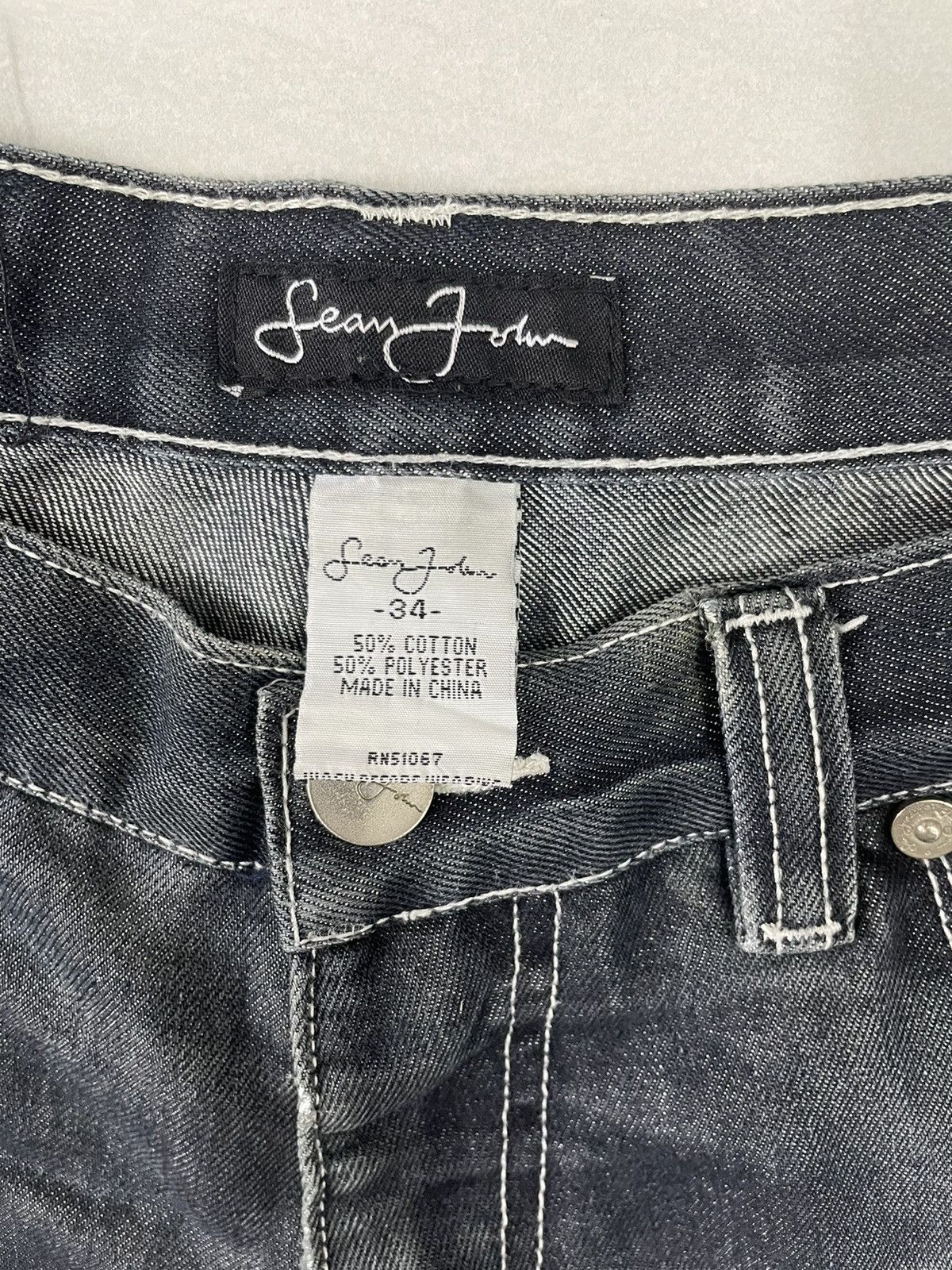 Sean John Vintage Sean John Cargo Jeans Baggy Distressed Size US 32 / EU 48 - 9 Thumbnail