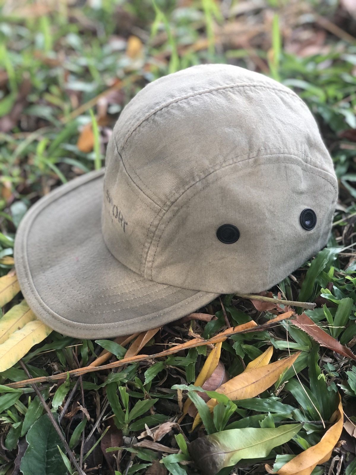 Polo Ralph Lauren × Vintage 🇺🇸 Polo Ralph Lauren Sport 5 Panel U.S 67 Military Hat Rare Size ONE SIZE - 7 Thumbnail