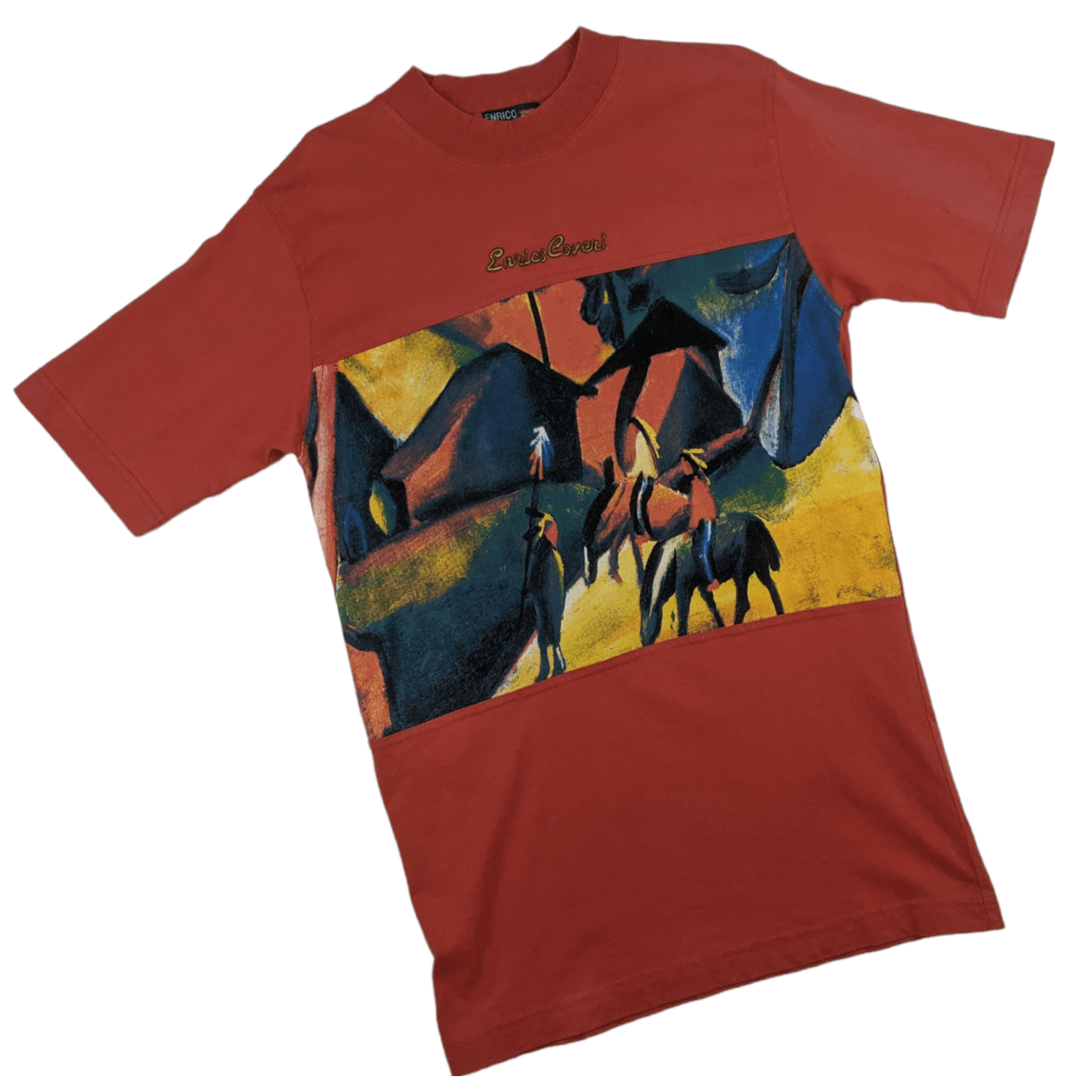 Enrico Coveri Vintage 2000's ENRICO COVERI Picasso Art Image T-Shirt Size US S / EU 44-46 / 1 - 3 Thumbnail