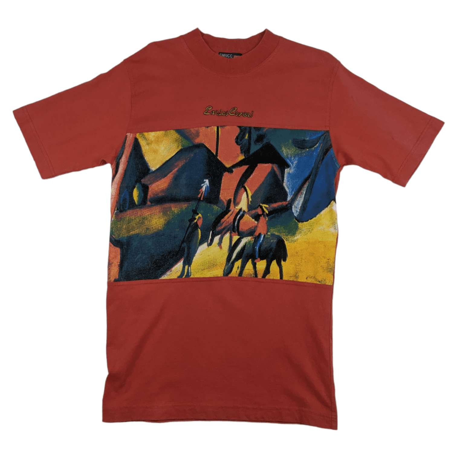 Enrico Coveri Vintage 2000's ENRICO COVERI Picasso Art Image T-Shirt Size US S / EU 44-46 / 1 - 2 Thumbnail