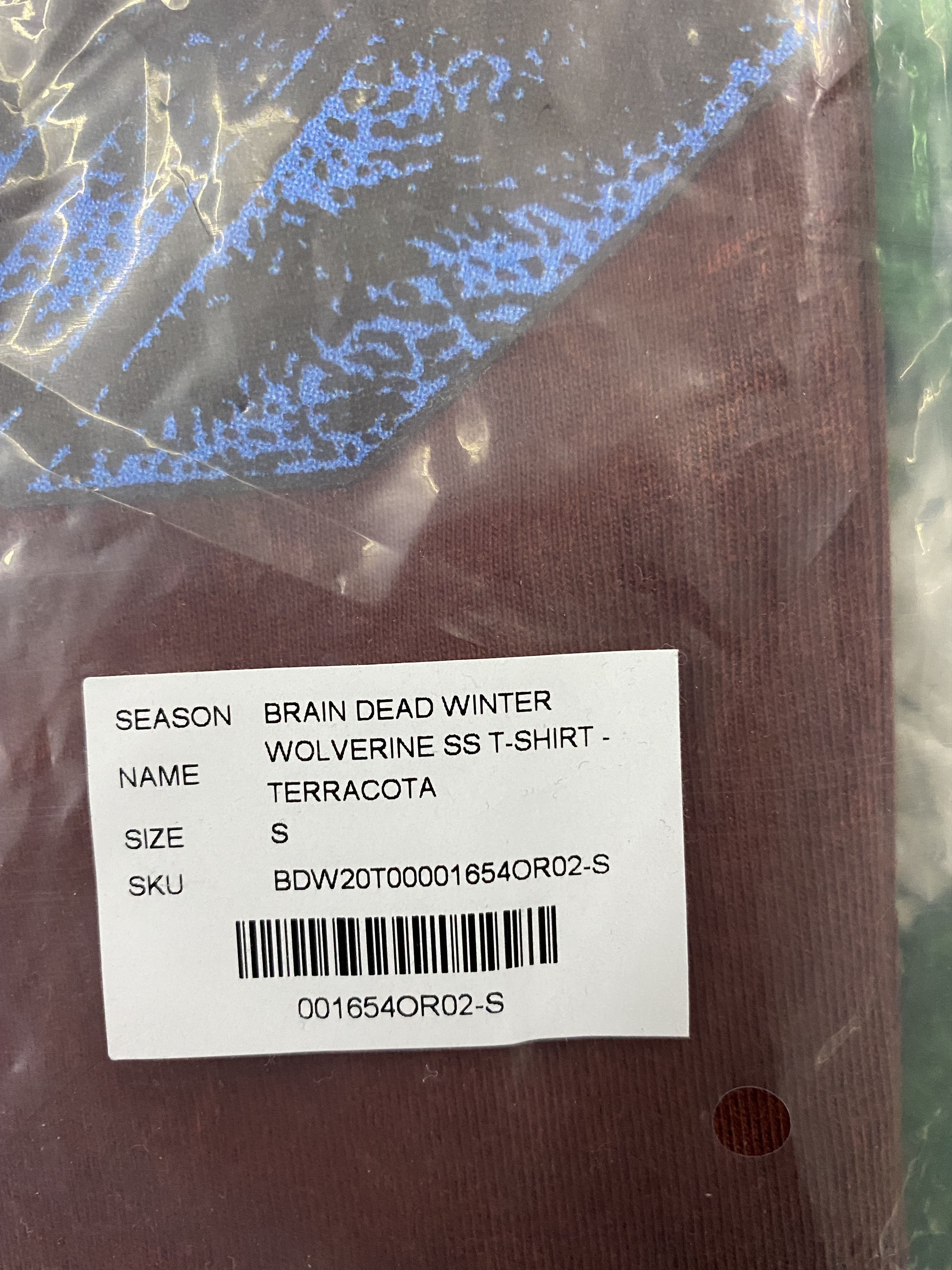 Brain Dead WOLVERINE T-SHIRT - TERRACOTTA Size US S / EU 44-46 / 1 - 3 Thumbnail
