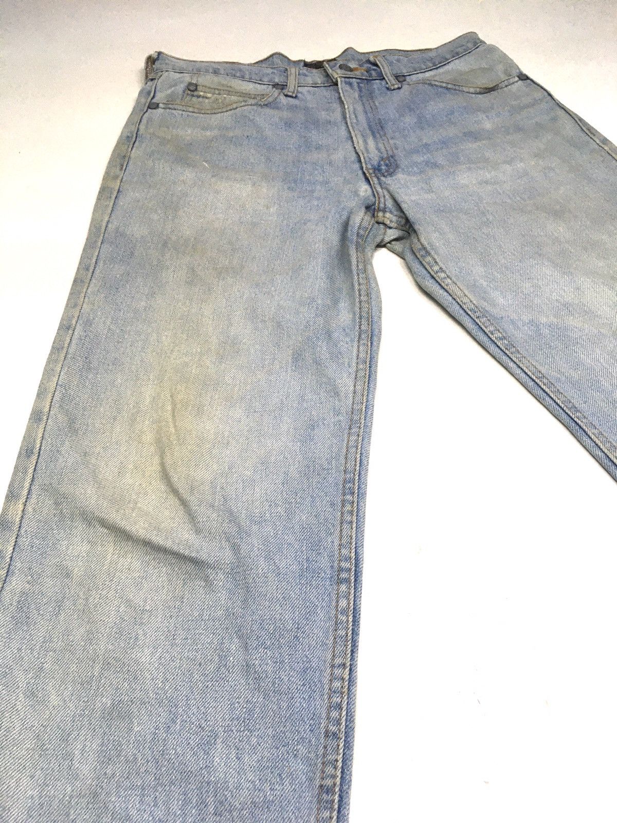 Levi's × Vintage Vintage 1991 Levis Big E dixhuit blue wash distressed denim Size US 31 - 5 Thumbnail