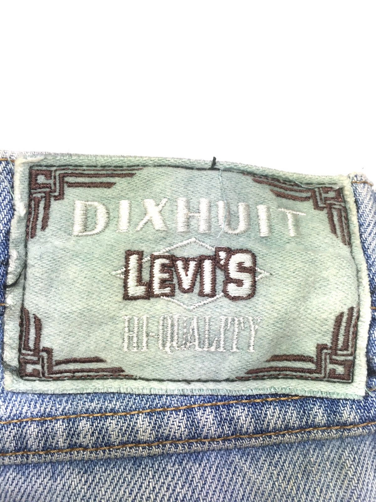 Levi's × Vintage Vintage 1991 Levis Big E dixhuit blue wash distressed denim Size US 31 - 18 Thumbnail