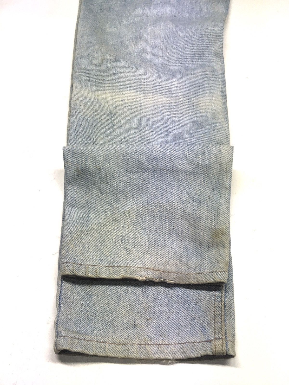 Levi's × Vintage Vintage 1991 Levis Big E dixhuit blue wash distressed denim Size US 31 - 6 Thumbnail
