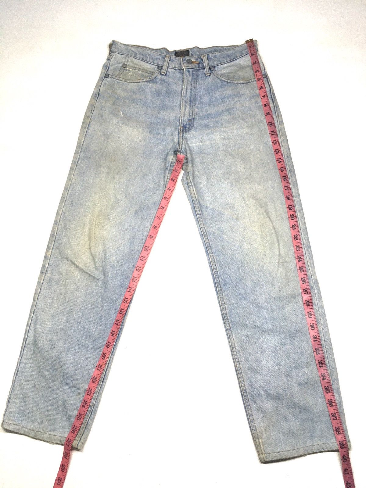 Levi's × Vintage Vintage 1991 Levis Big E dixhuit blue wash distressed denim Size US 31 - 2 Thumbnail