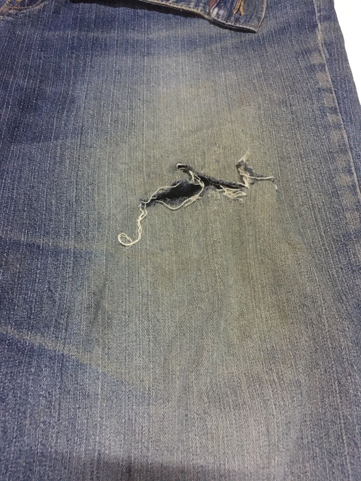 Japanese Brand × Vintage Vintage top valu distressed jeans japan Size US 40 / EU 56 - 8 Thumbnail