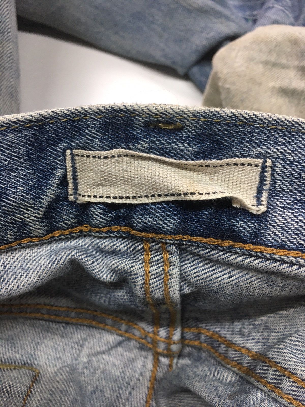 Japanese Brand × Uniqlo Vintage uniqlo distressed selvage denim Size US 33 - 13 Thumbnail