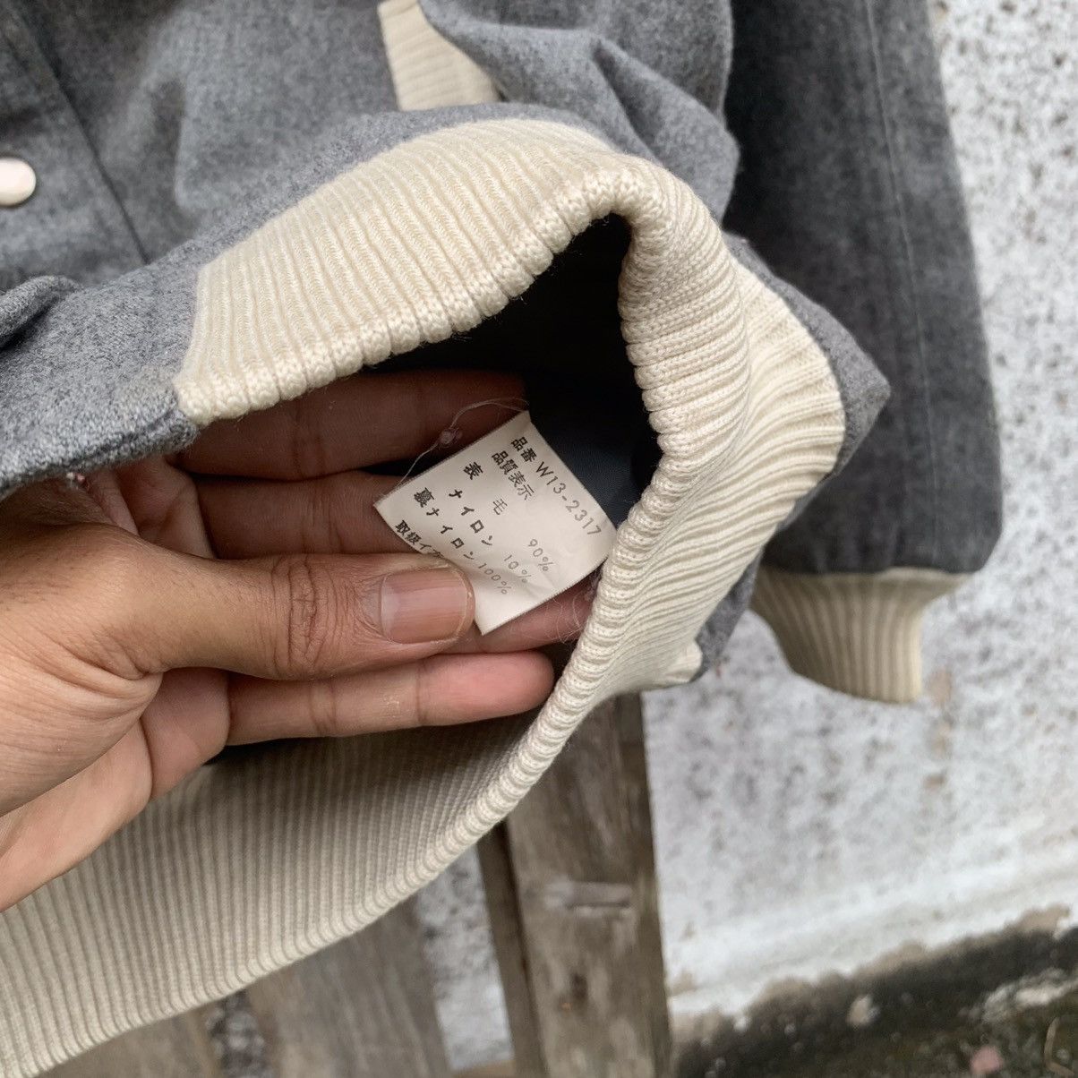 McGregor McGregor Sportswear Distressed Wool Varsity Jacket Size US M / EU 48-50 / 2 - 10 Thumbnail