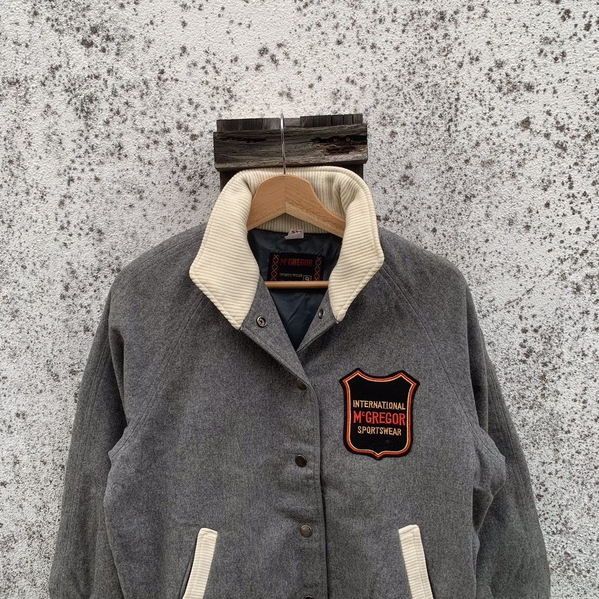 McGregor McGregor Sportswear Distressed Wool Varsity Jacket Size US M / EU 48-50 / 2 - 3 Thumbnail