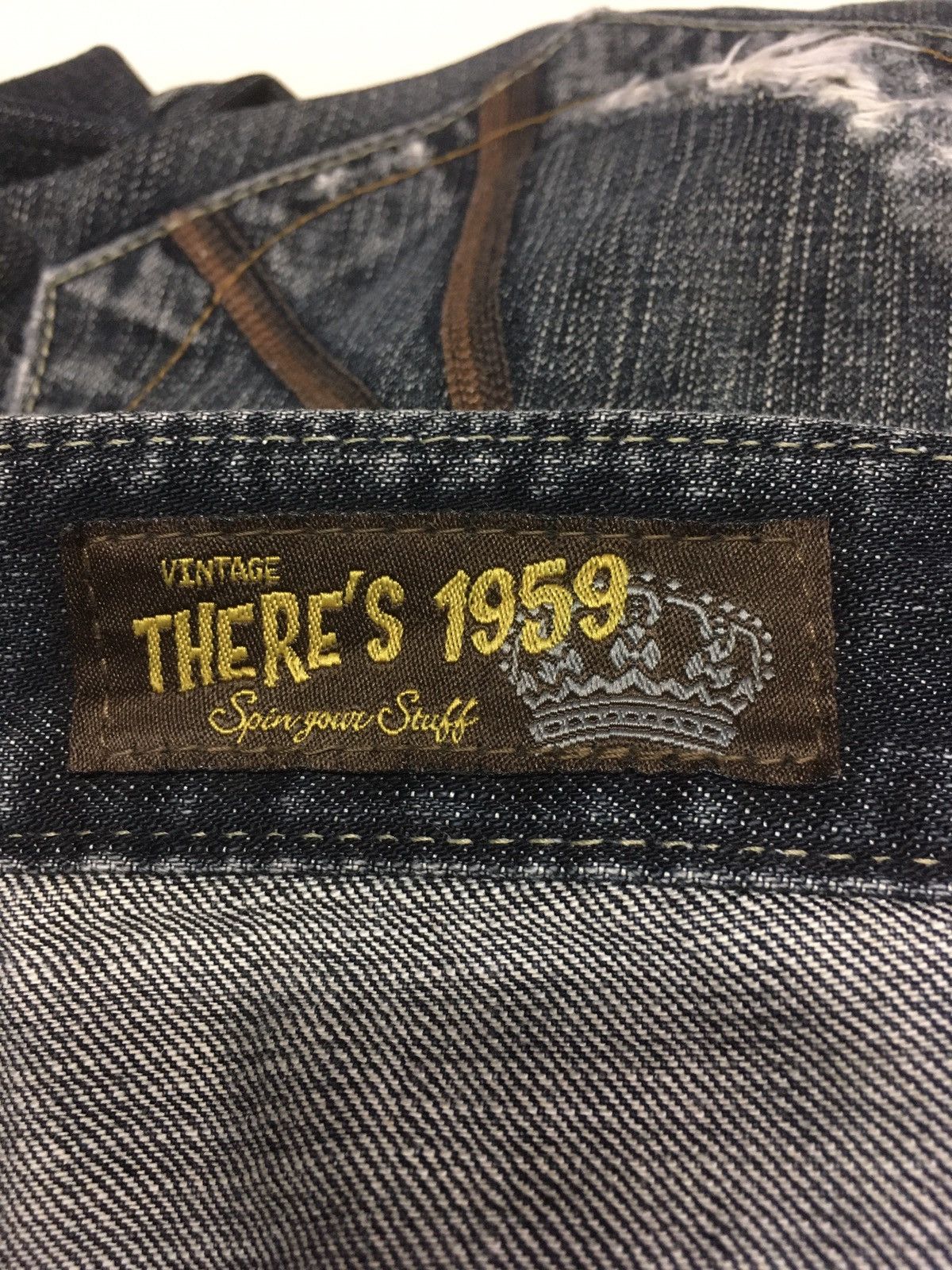 Japanese Brand × Vintage Vintage theres 1959 distressed denim Japan Size US 30 / EU 46 - 14 Thumbnail