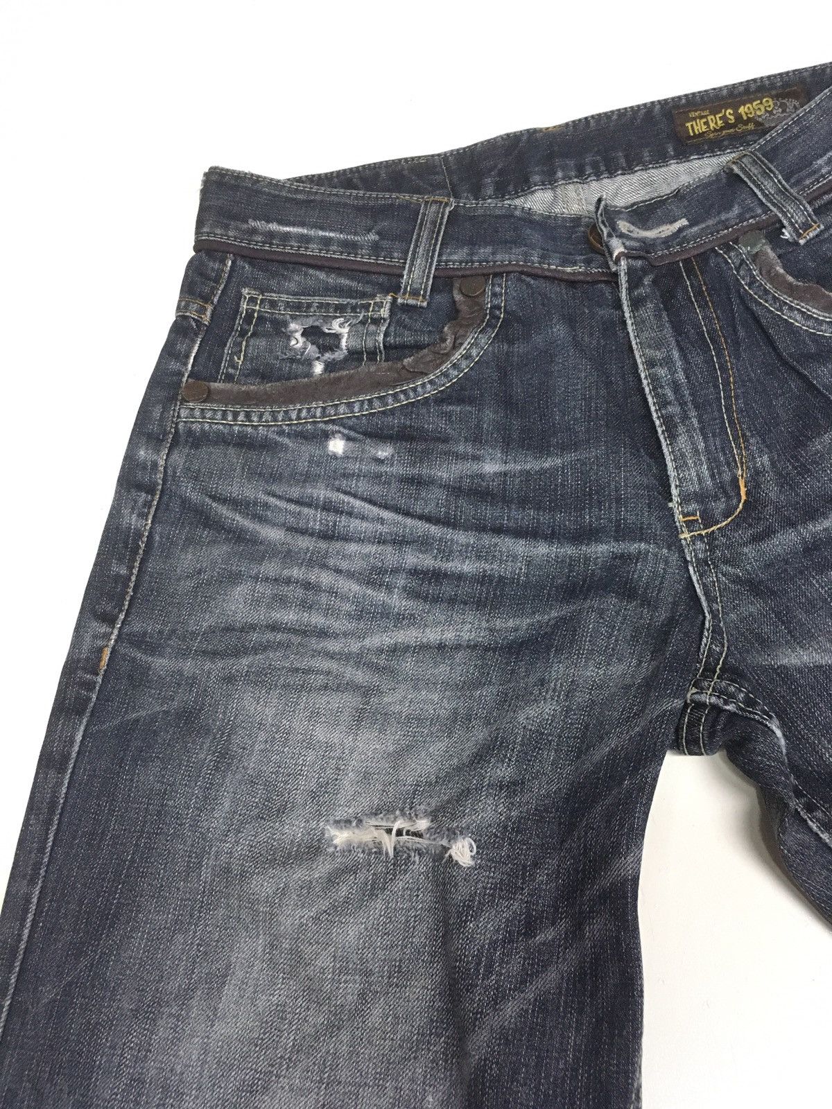 Japanese Brand × Vintage Vintage theres 1959 distressed denim Japan Size US 30 / EU 46 - 7 Thumbnail