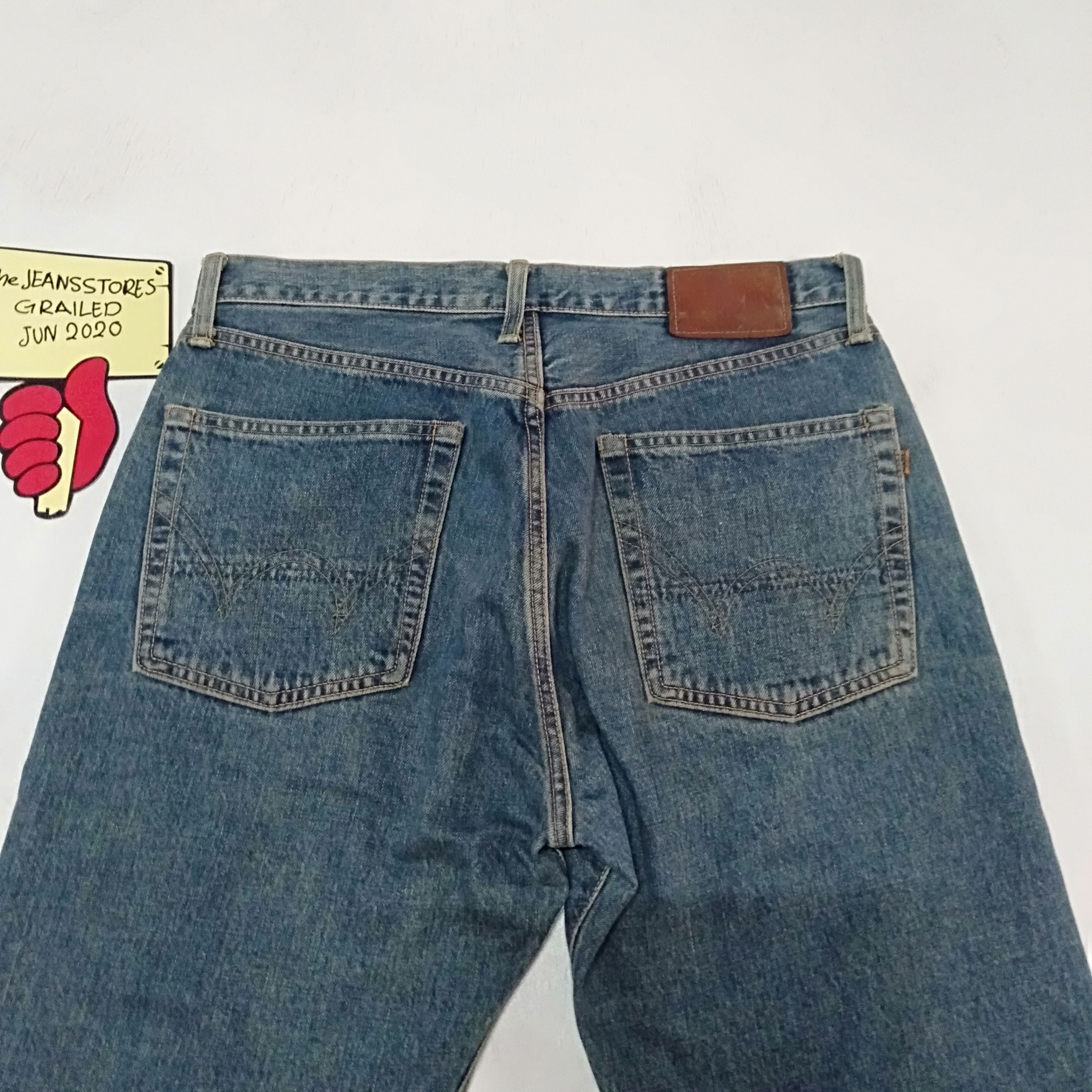 Edwin × Japanese Brand × Vintage vintage Edwin lot 505x distressed selvedge jeans Japan Size US 34 / EU 50 - 4 Thumbnail