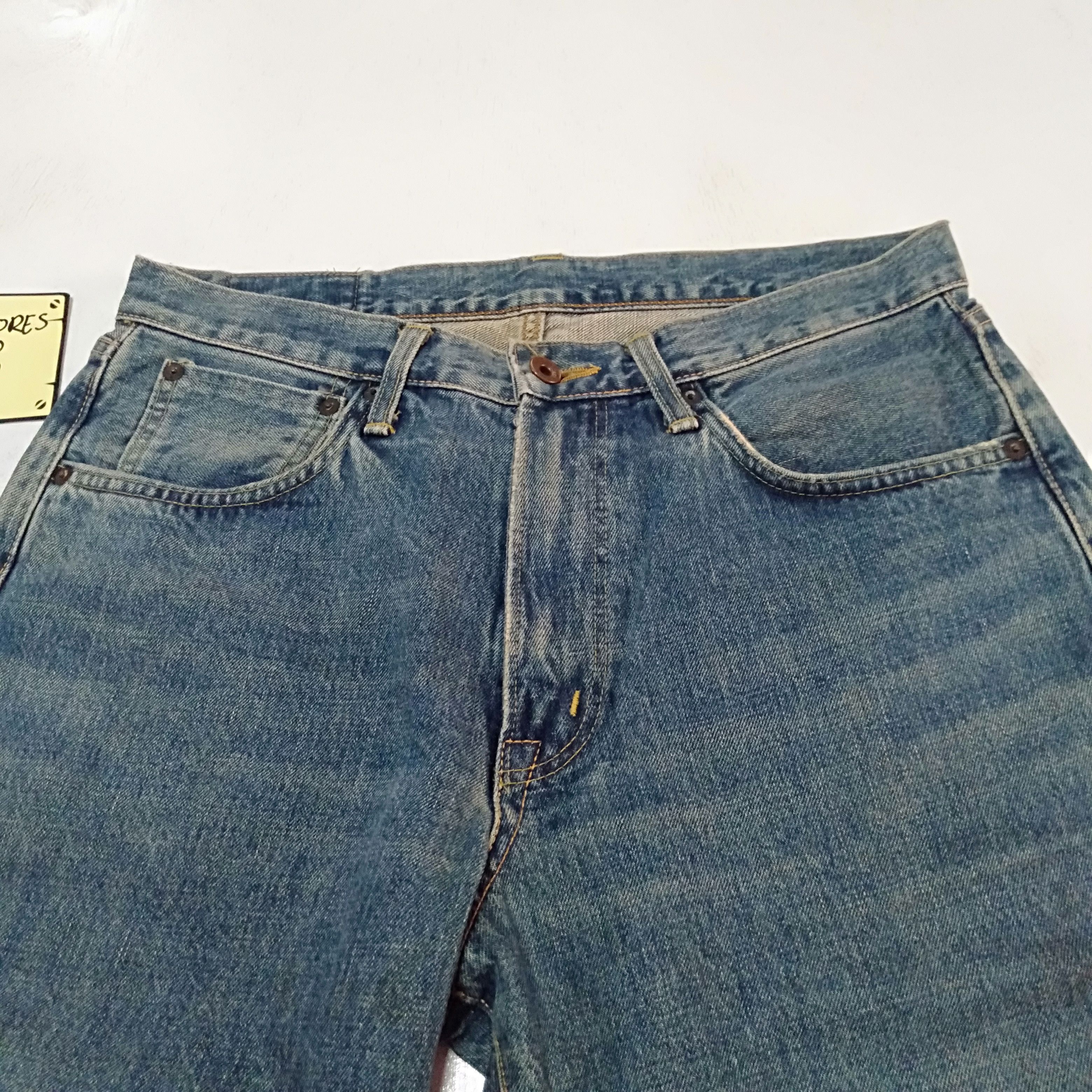 Edwin × Japanese Brand × Vintage vintage Edwin lot 505x distressed selvedge jeans Japan Size US 34 / EU 50 - 3 Thumbnail
