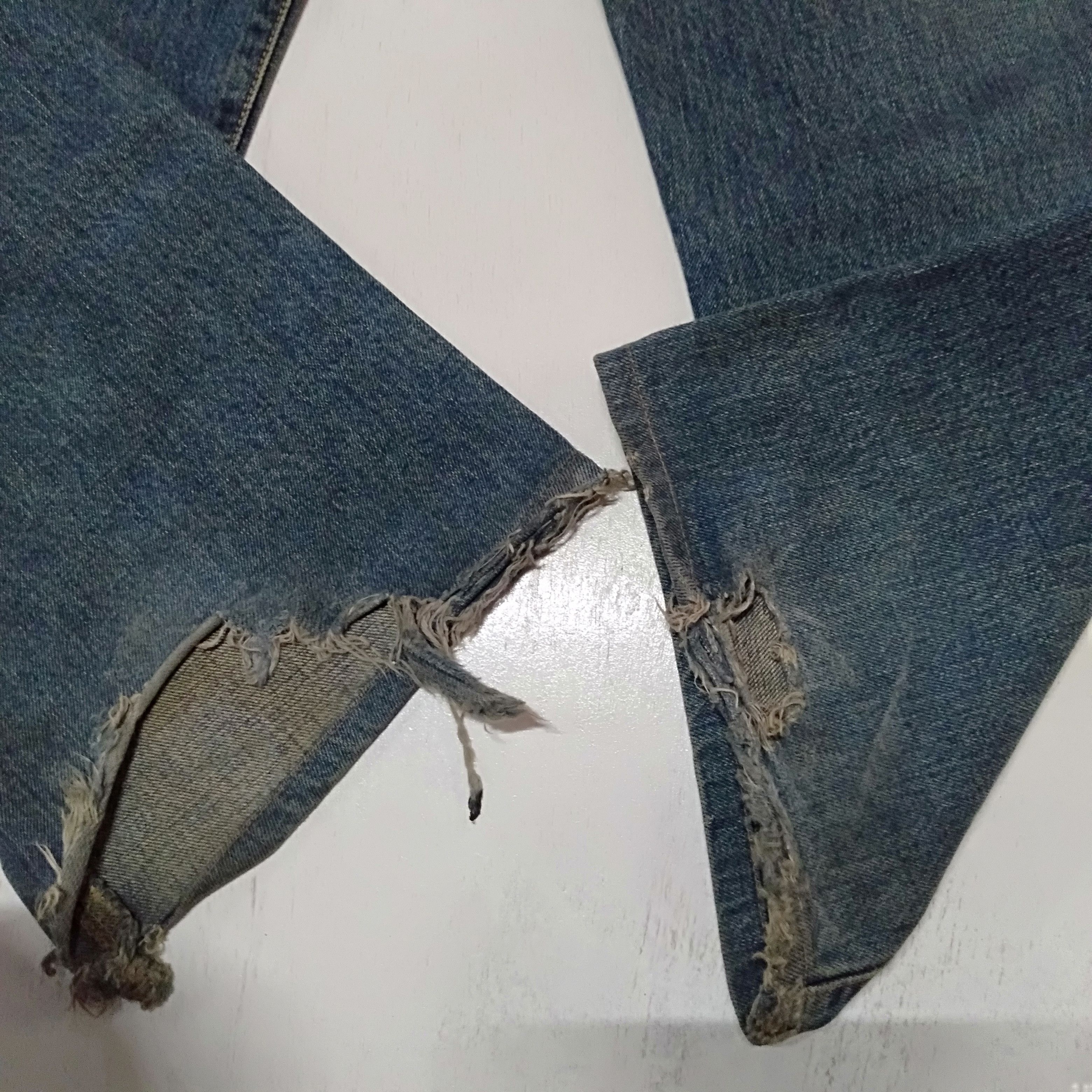Edwin × Japanese Brand × Vintage vintage Edwin lot 505x distressed selvedge jeans Japan Size US 34 / EU 50 - 5 Thumbnail