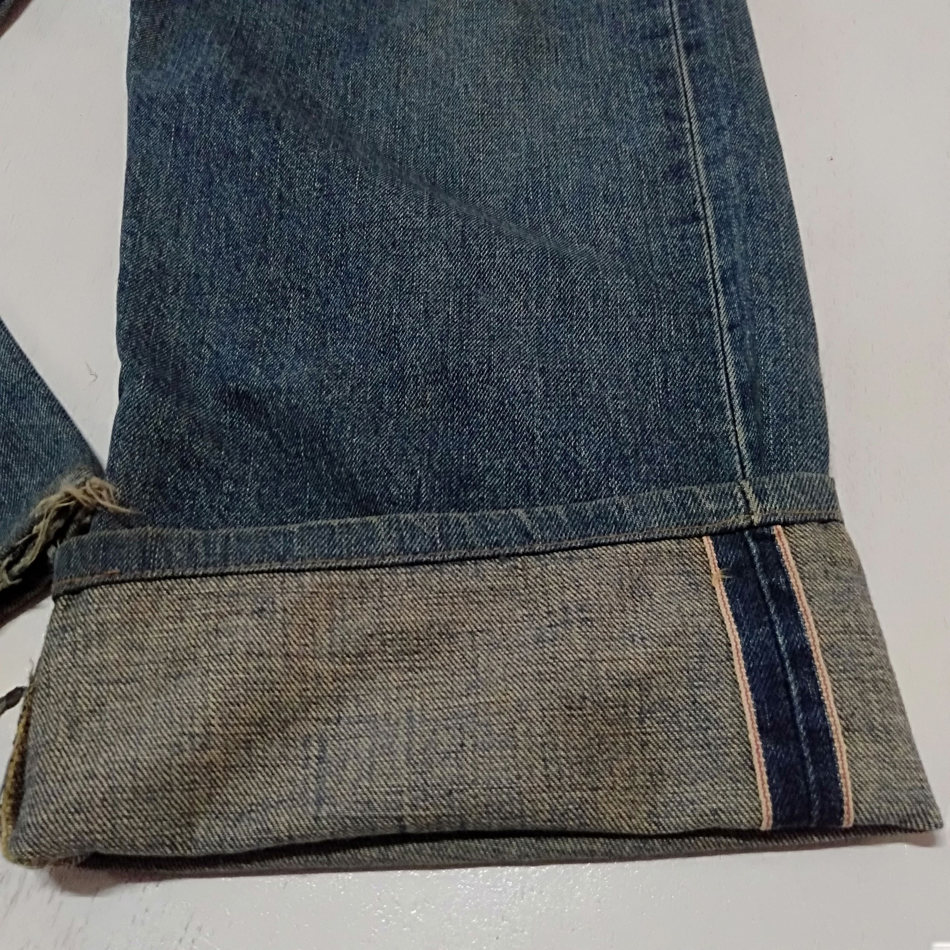 Edwin × Japanese Brand × Vintage vintage Edwin lot 505x distressed selvedge jeans Japan Size US 34 / EU 50 - 6 Thumbnail
