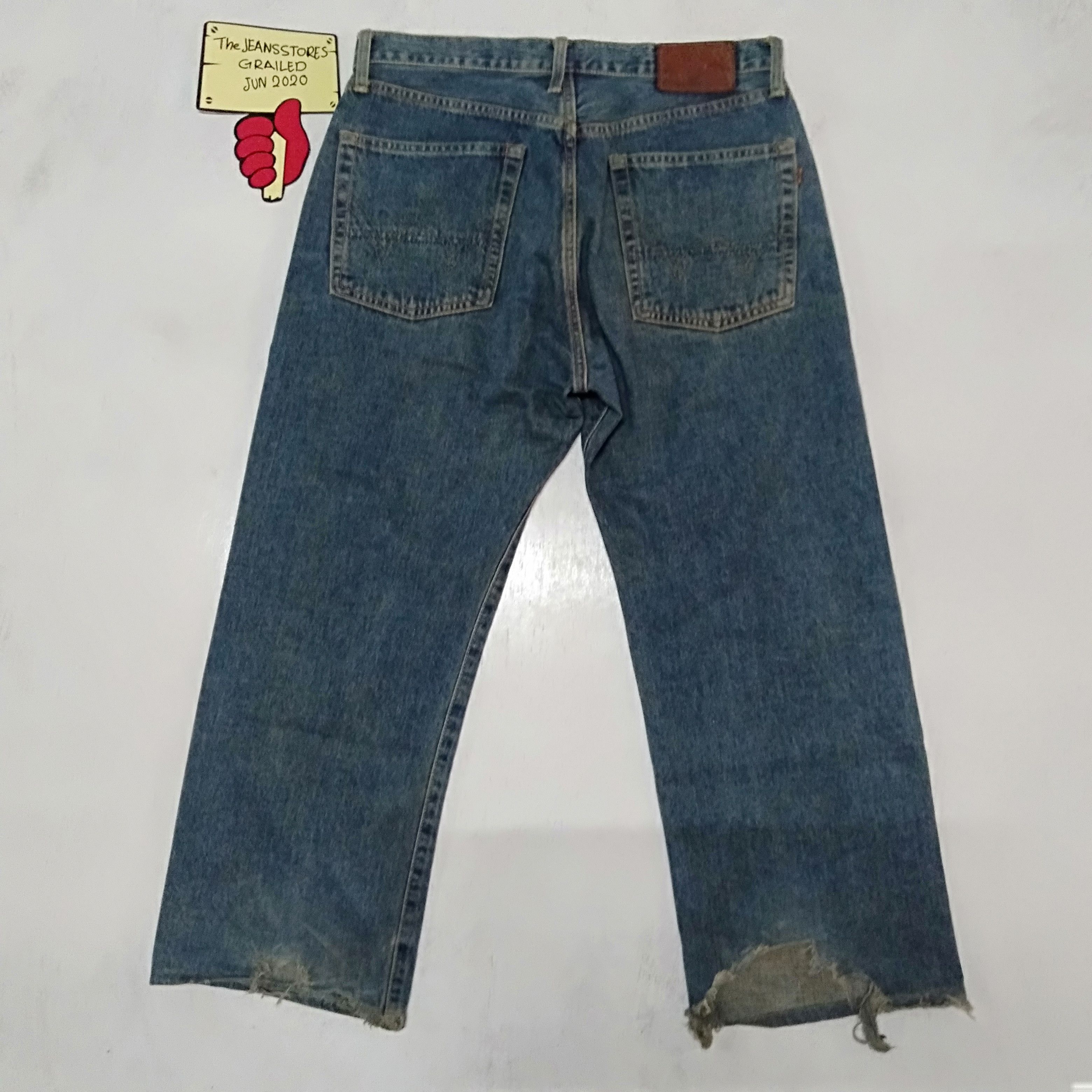 Edwin × Japanese Brand × Vintage vintage Edwin lot 505x distressed selvedge jeans Japan Size US 34 / EU 50 - 2 Thumbnail