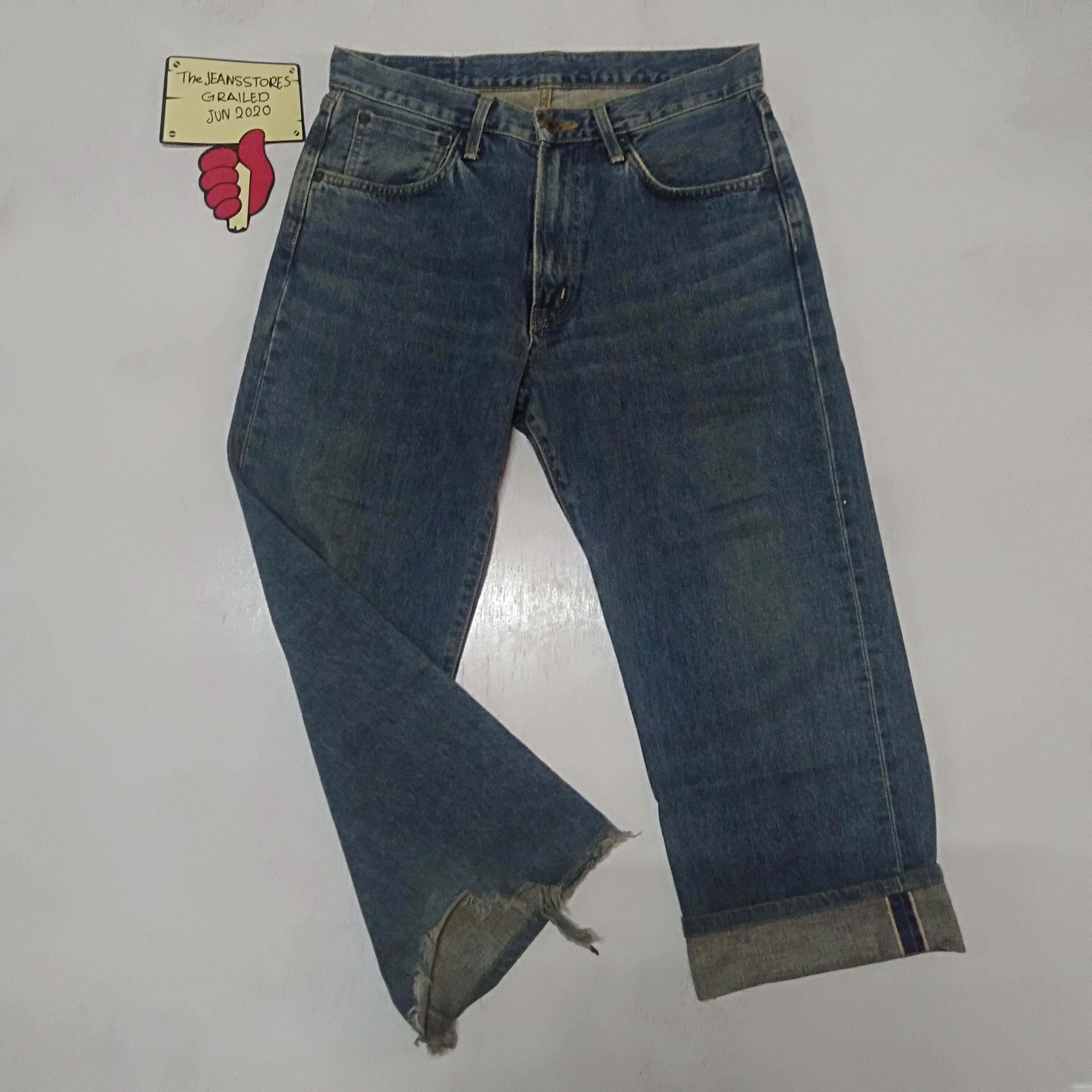 vintage Edwin lot 505x distressed selvedge jeans Japan
