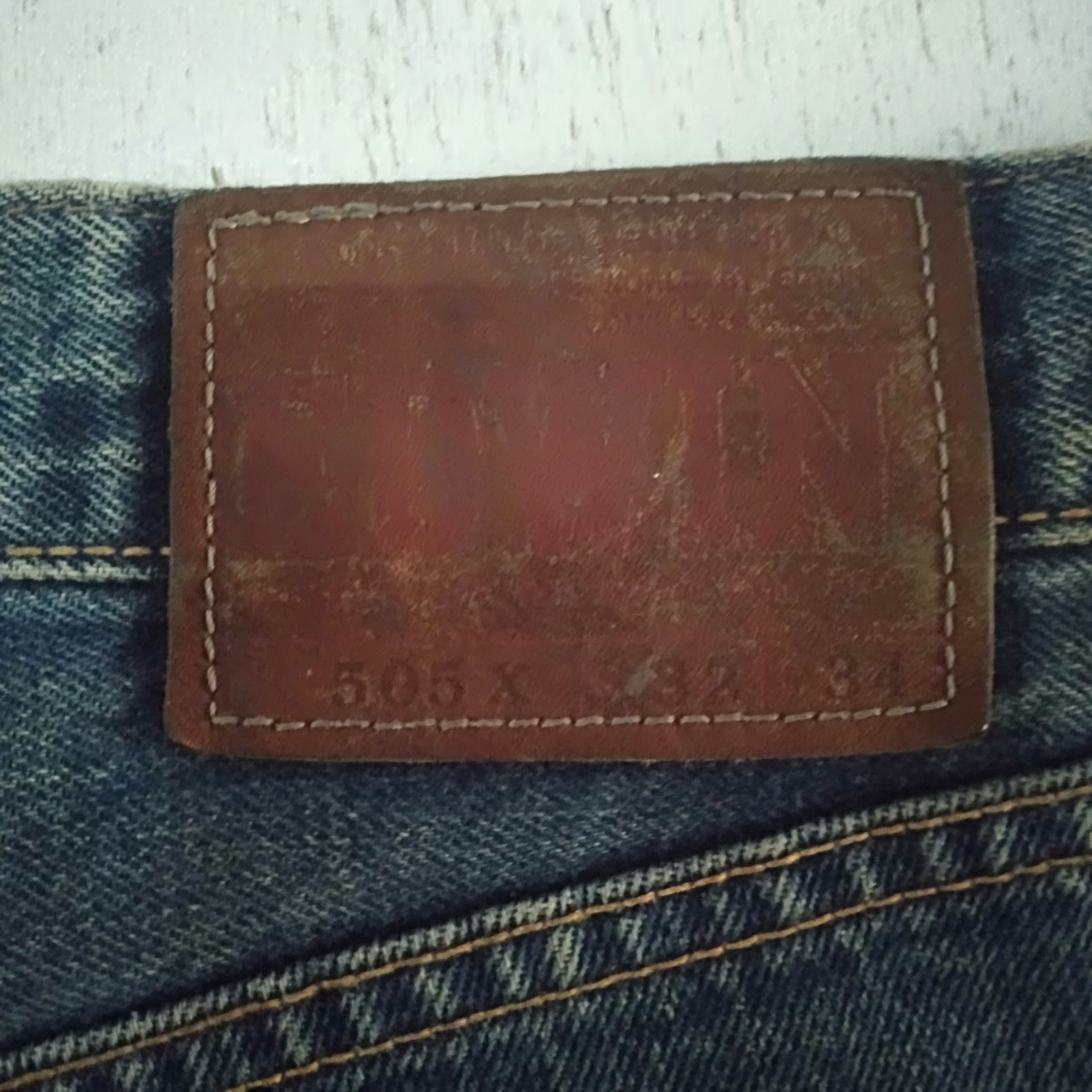 Edwin × Japanese Brand × Vintage vintage Edwin lot 505x distressed selvedge jeans Japan Size US 34 / EU 50 - 8 Thumbnail