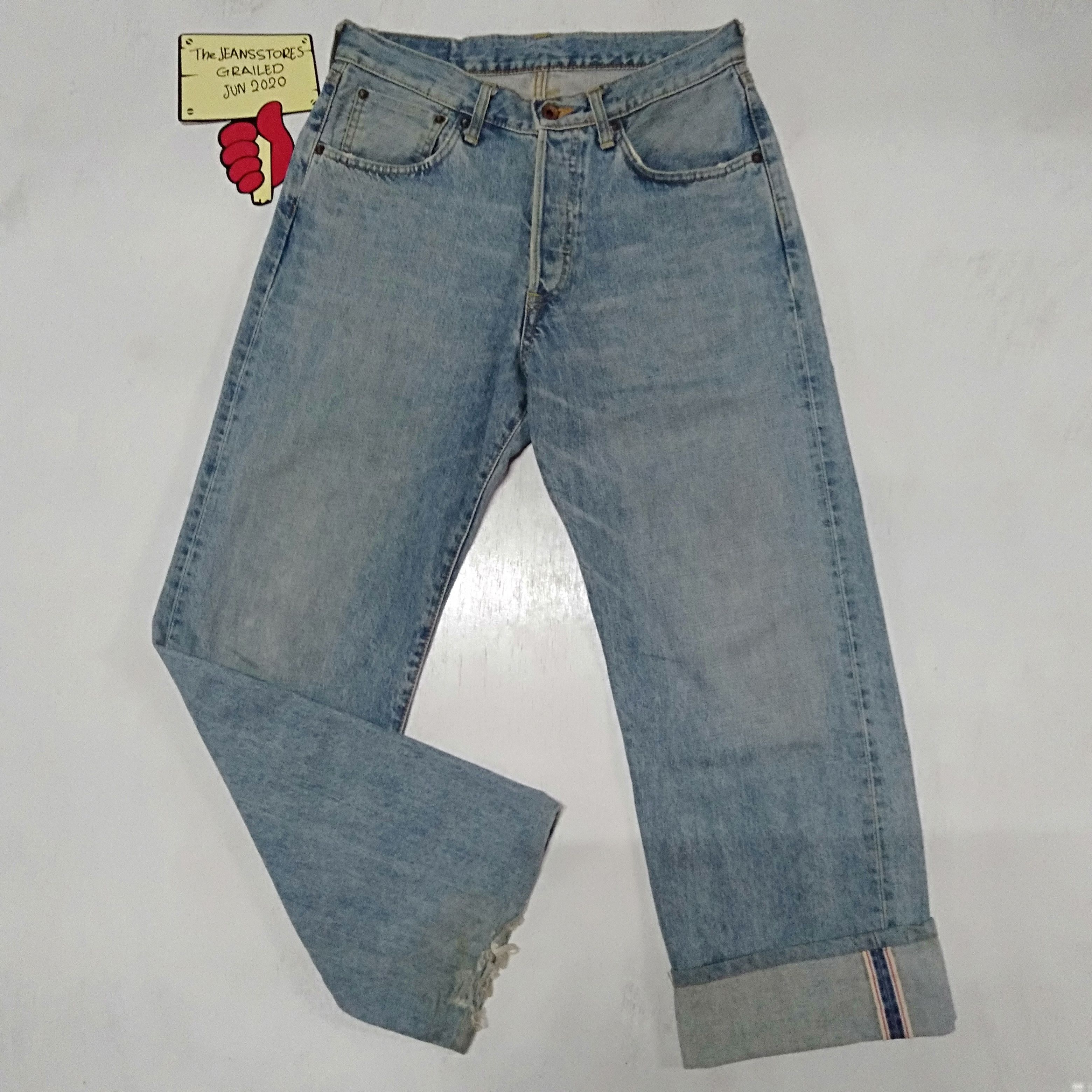 Edwin × Japanese Brand × Vintage vintage Edwin lot 505X distressed selvedge jeans japan Size US 32 / EU 48 - 1 Thumbnail