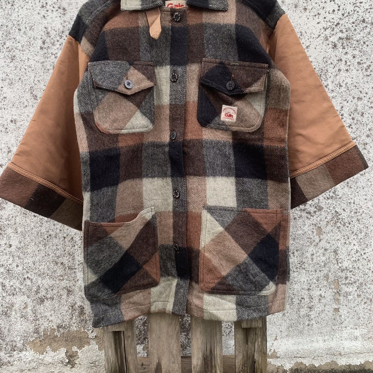 Japanese Brand × Wrangler Vintage Gals By Wrangler Check Button Ups Faded Plaid Jacket Size US S / EU 44-46 / 1 - 3 Thumbnail