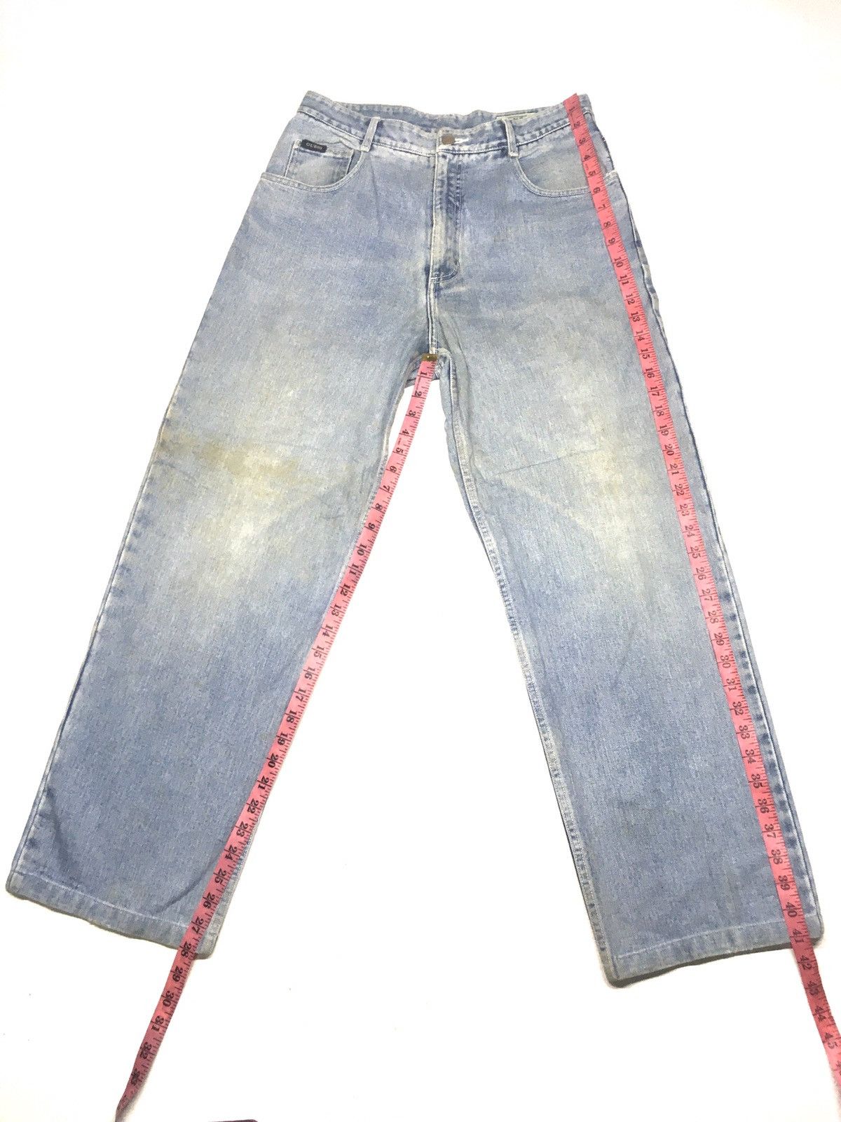 Guess × Vintage Vintage 80s guess blue wash distressed denim Size US 30 / EU 46 - 2 Thumbnail