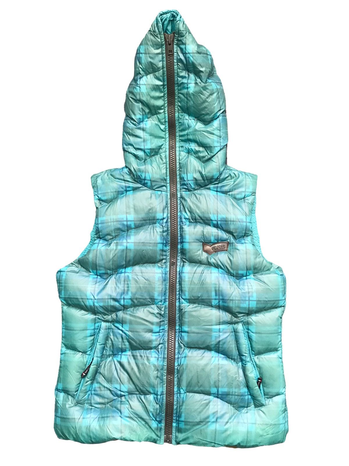 GAS GAS JEANS Sleeveless Down Jacket Made In Italy Size US S / EU 44-46 / 1 - 2 Thumbnail