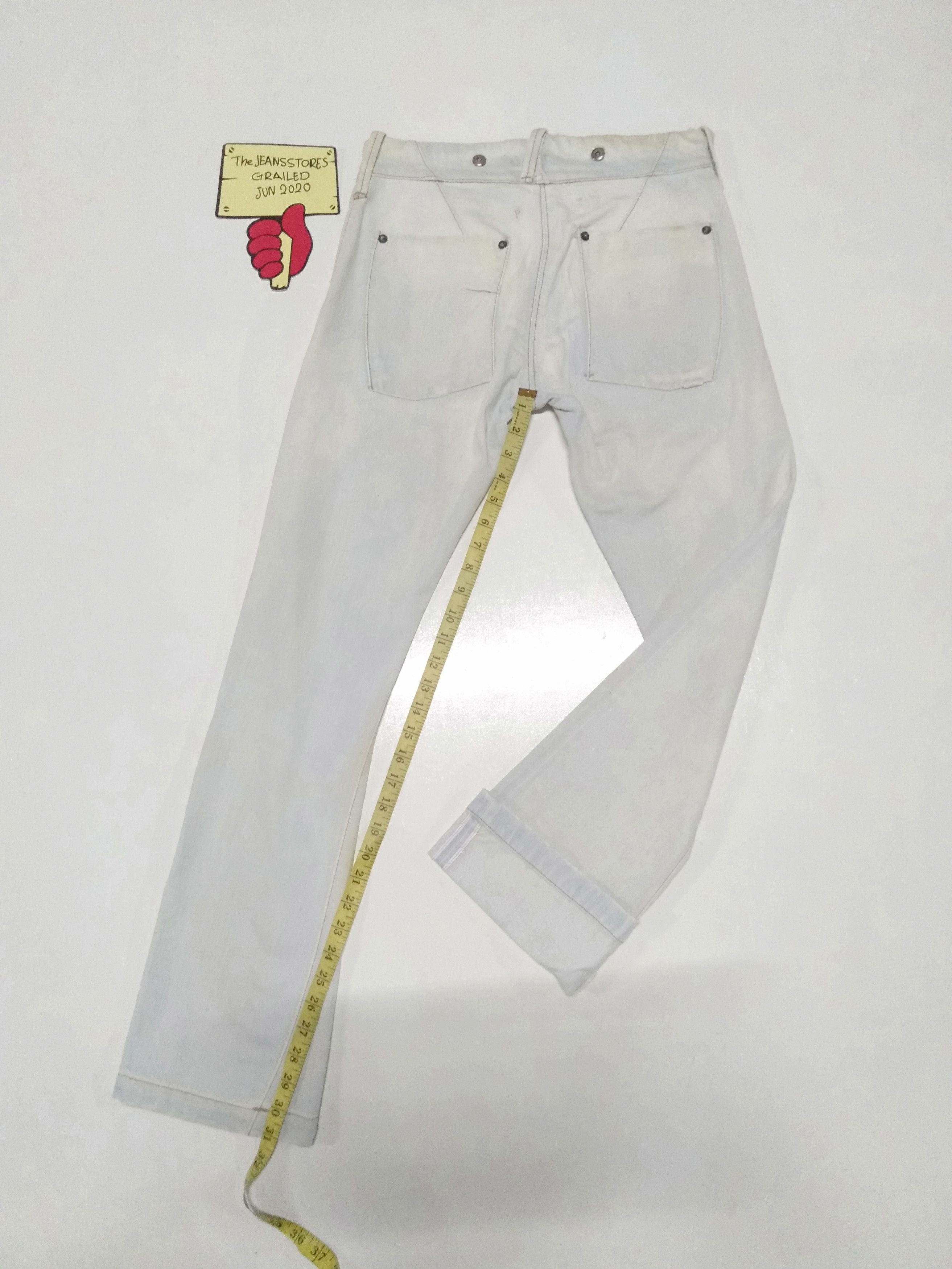 MATiAS × Vintage vintage Matias rivera selvedge light blue wash denim USA Size US 29 - 2 Thumbnail