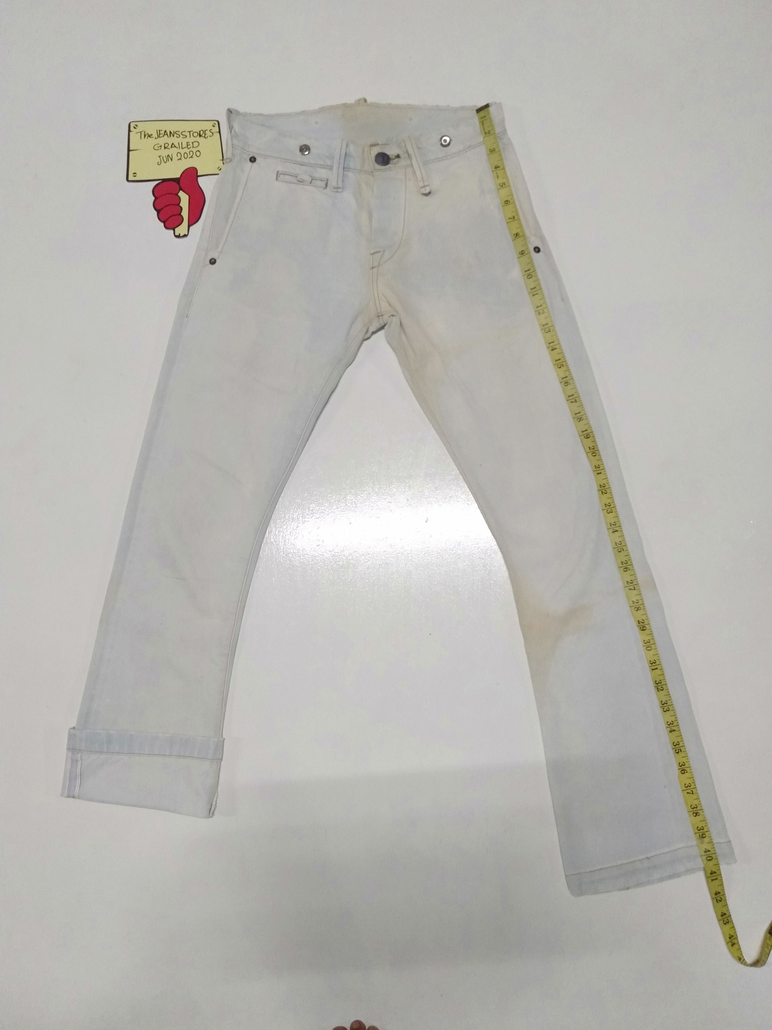 MATiAS × Vintage vintage Matias rivera selvedge light blue wash denim USA Size US 29 - 1 Thumbnail