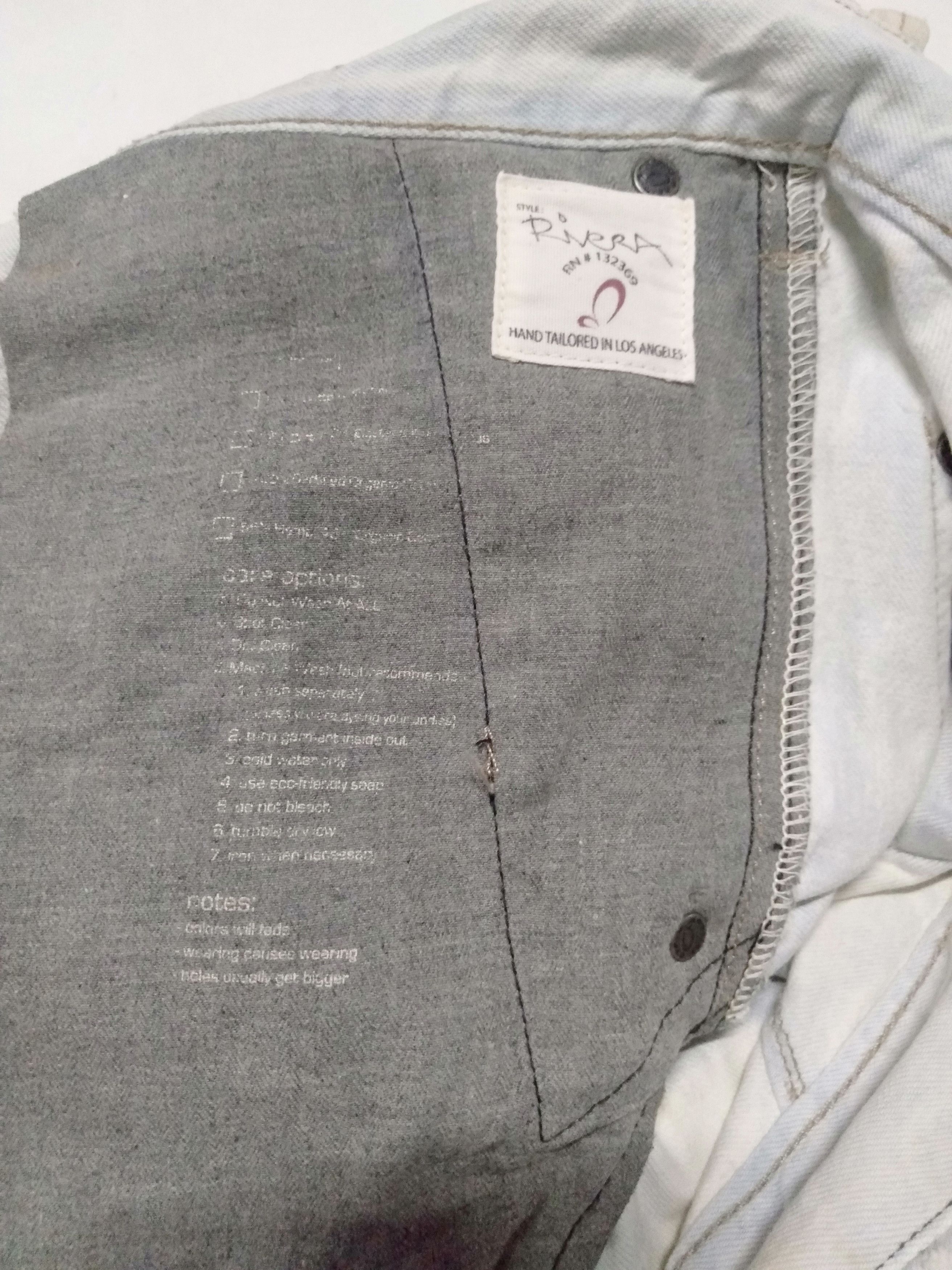 MATiAS × Vintage vintage Matias rivera selvedge light blue wash denim USA Size US 29 - 10 Thumbnail