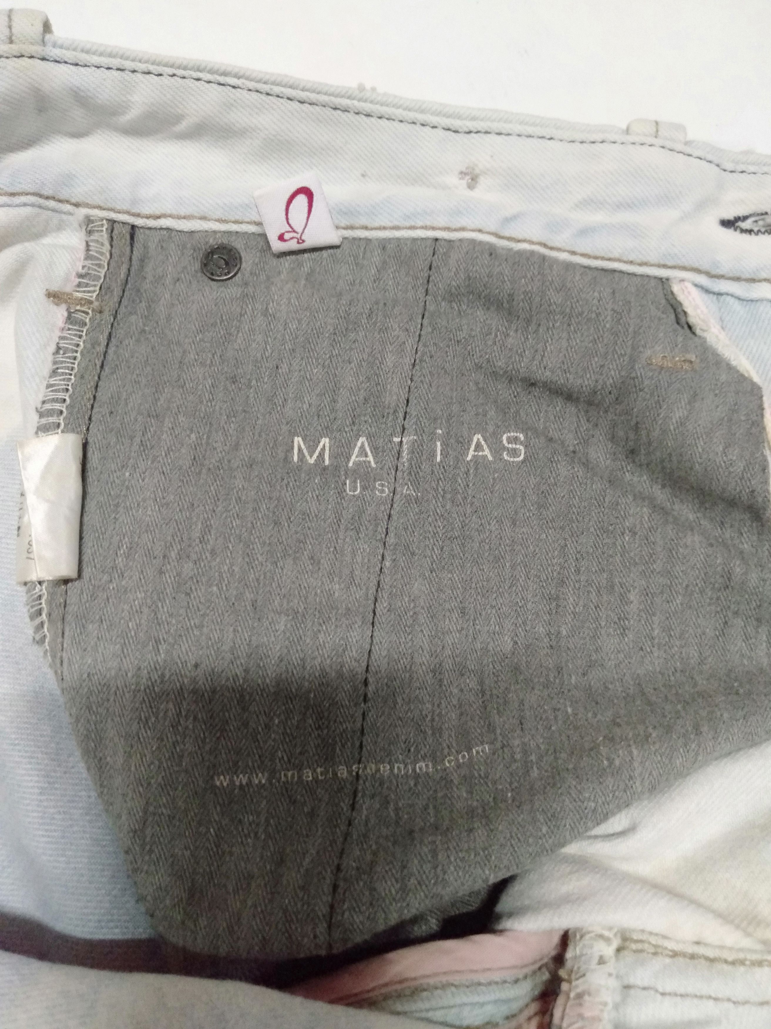 MATiAS × Vintage vintage Matias rivera selvedge light blue wash denim USA Size US 29 - 9 Thumbnail