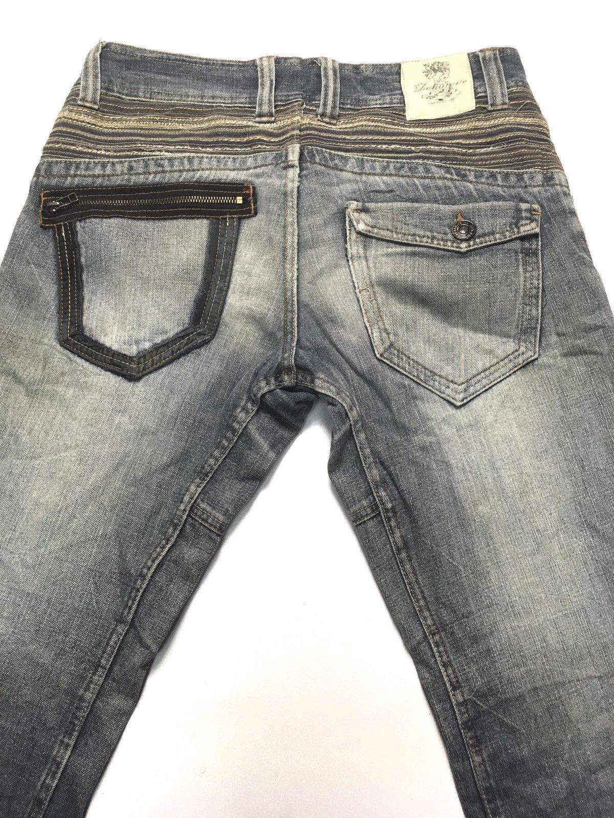 Japanese Brand × Vintage dominate handcrafted distressed jeans Size US 32 / EU 48 - 8 Thumbnail