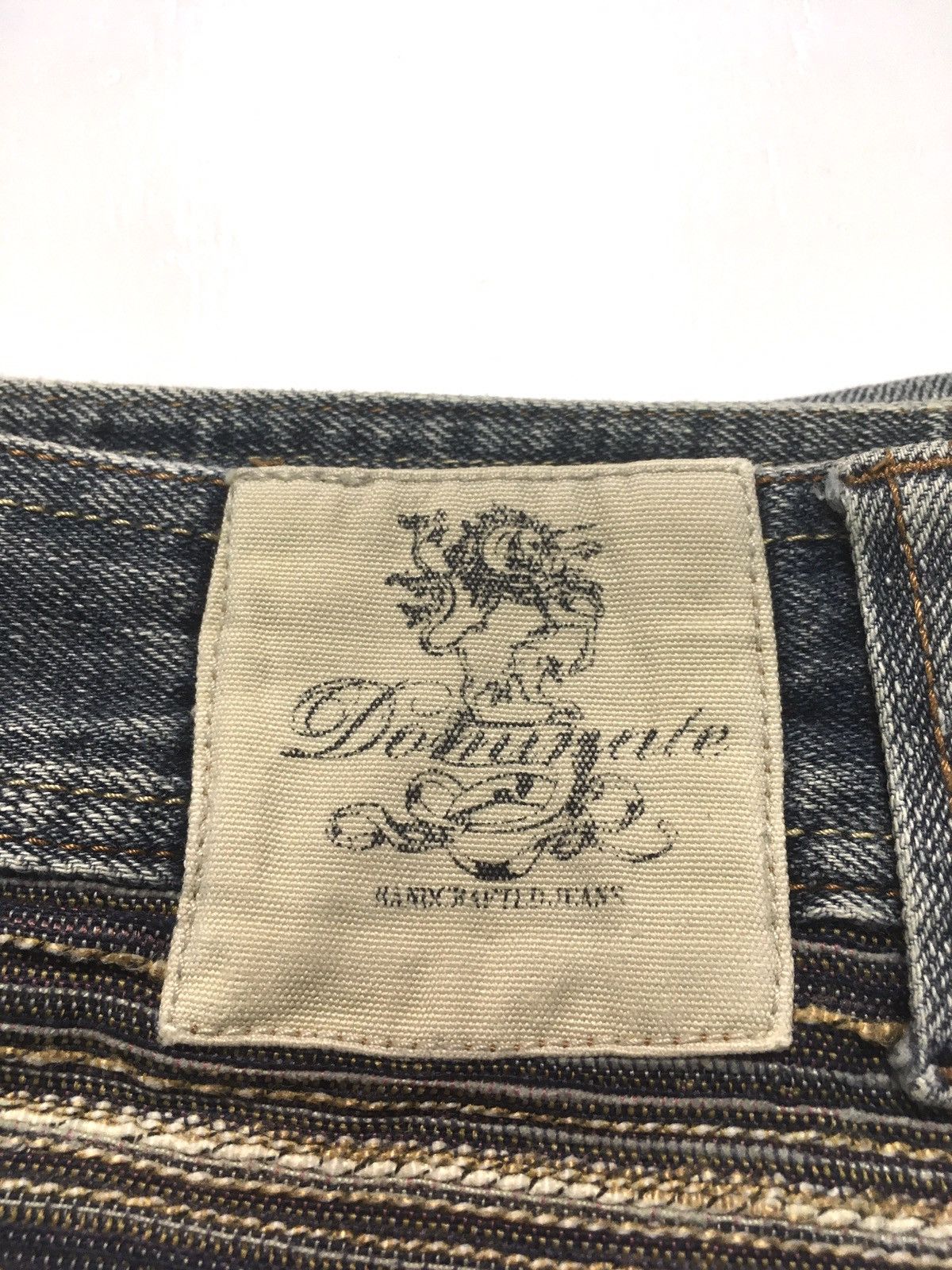 Japanese Brand × Vintage dominate handcrafted distressed jeans Size US 32 / EU 48 - 15 Thumbnail