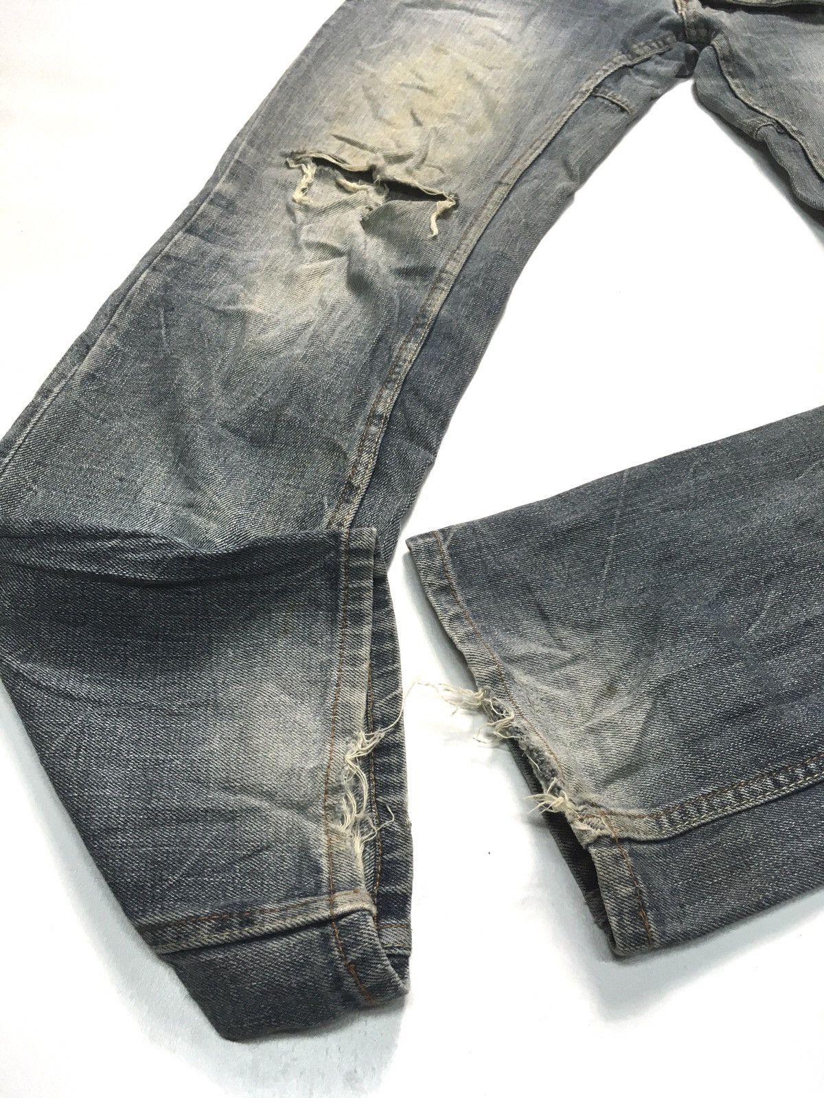Japanese Brand × Vintage dominate handcrafted distressed jeans Size US 32 / EU 48 - 12 Thumbnail