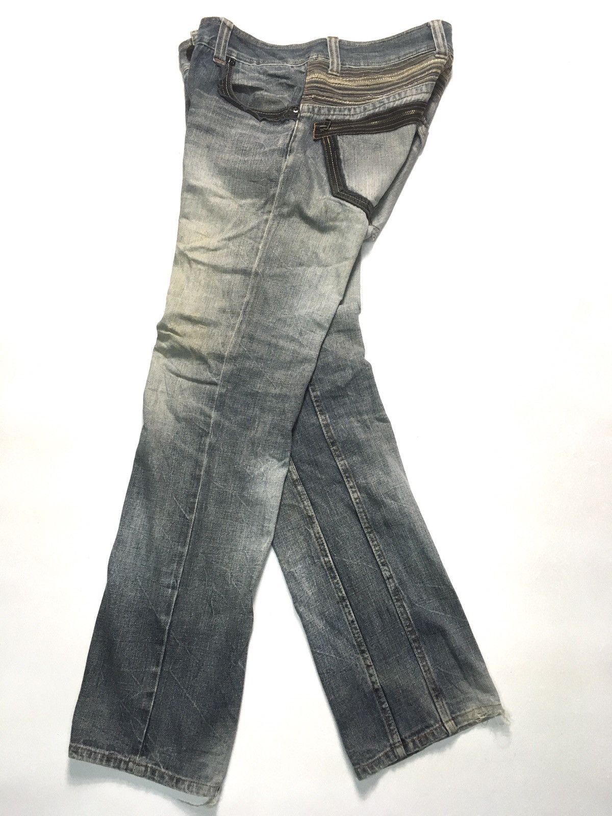 Japanese Brand × Vintage dominate handcrafted distressed jeans Size US 32 / EU 48 - 10 Thumbnail