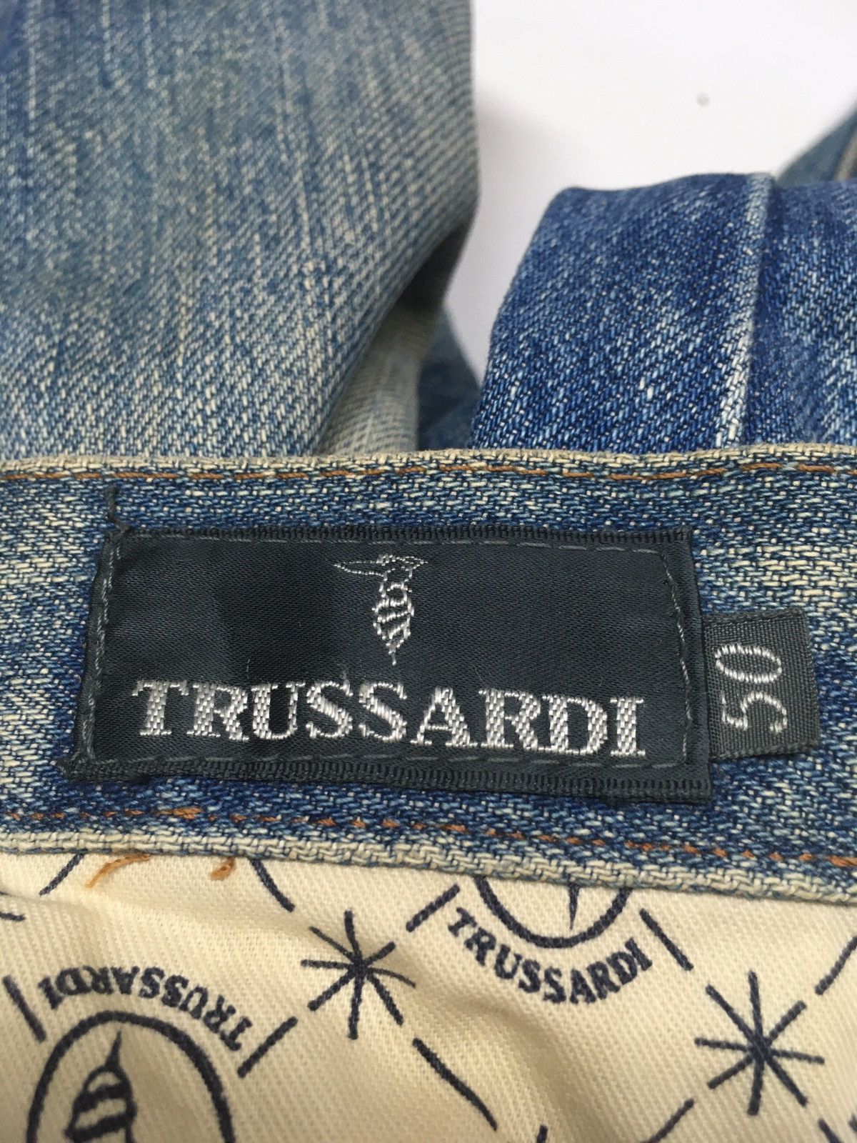 Trussardi × Vintage Vintage trussardi distressed denim Size US 30 / EU 46 - 16 Thumbnail